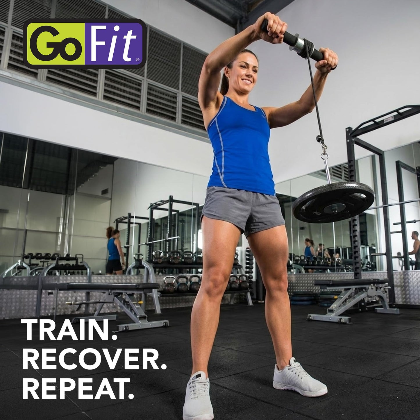 GoFit Wrist and Forearm Blaster - Muscle Strength,Black,One Size,GF-WFB