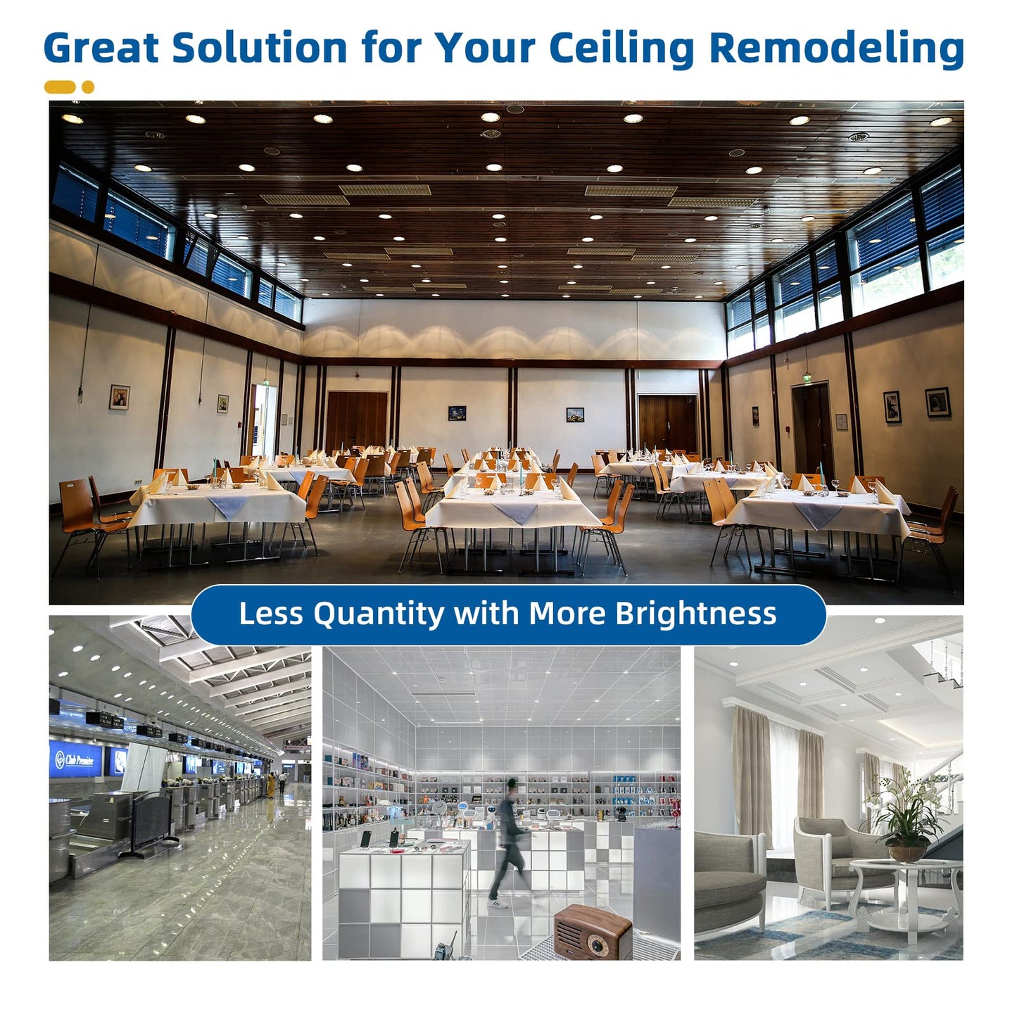LTBLIGHT 12 Pack 16W MAX.2000LM LED Recessed Ceiling Lighting 6 Inch with Junction Box, Eqv.200W, 2700K/3000K/3500K/4000K/5000K Selectable,Dimmable Recessed Downlight-ETL & Energy Star Certified