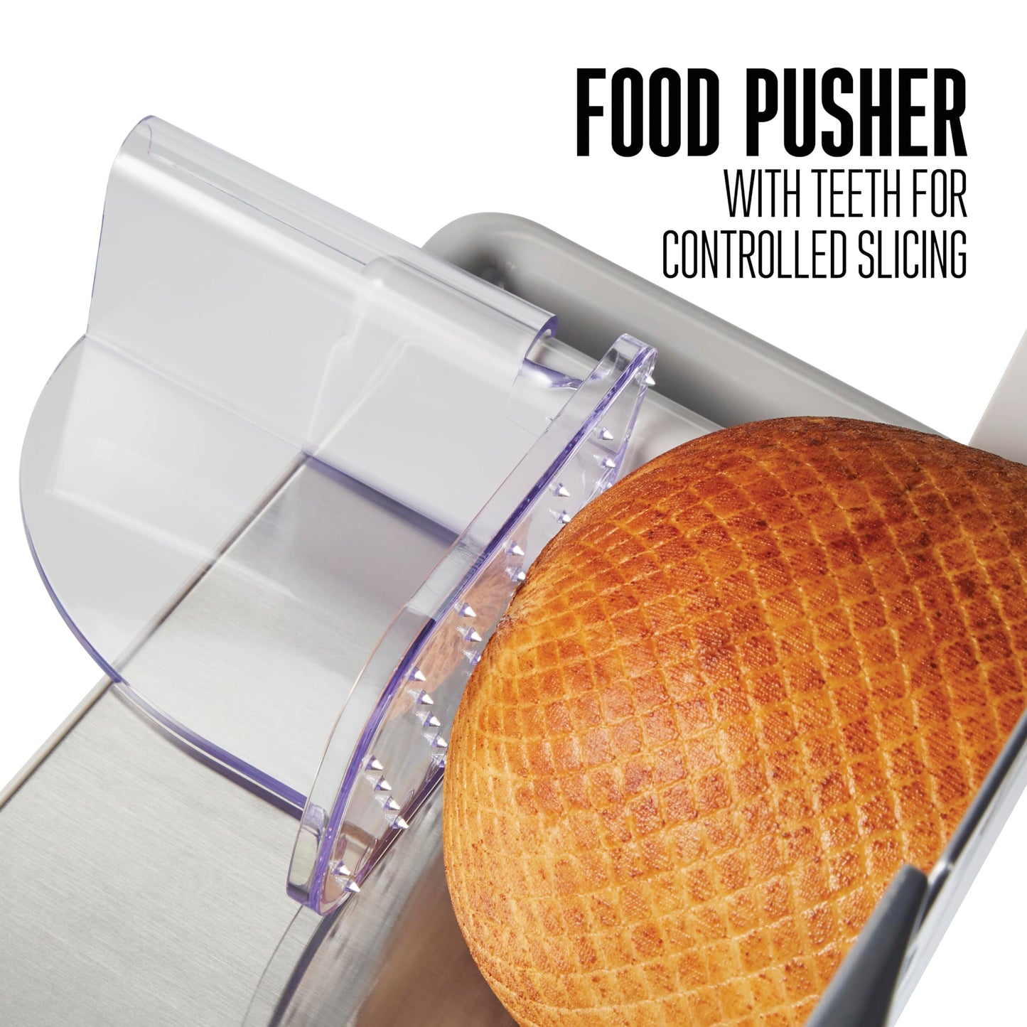 Weston Electric Meat Cutting Machine, Deli & Food Slicer, Adjustable Slice Thickness, Non-Slip Suction Feet, Removable 9” Stainless Steel Blade, Easy to Clean