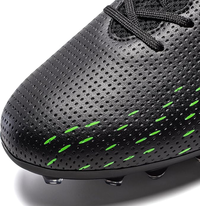 Youth Soccer Cleats Mens Training Football Cleats Lightweight Womens High-top Soccer Shoes AG, Tacos de Futbol para Hombre