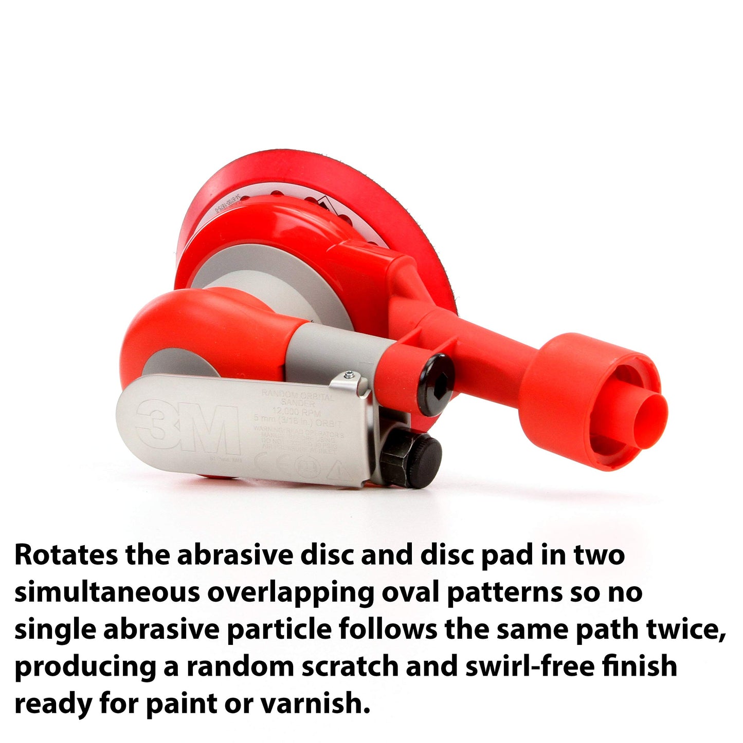 3M Self-Generated Vacuum Random Orbital Sander 20208, 6 in, 5/16 in Orbit, 1 per case