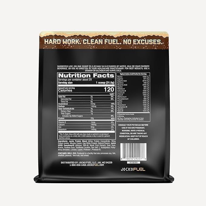 Jocko Fuel Mölk Whey Protein Powder - Keto, Probiotics, Digestive Enzymes, Amino Acids, Low Sugar Monk Fruit Blend - Supports Muscle Recovery & Growth (29 Servings, Root Beer Float)