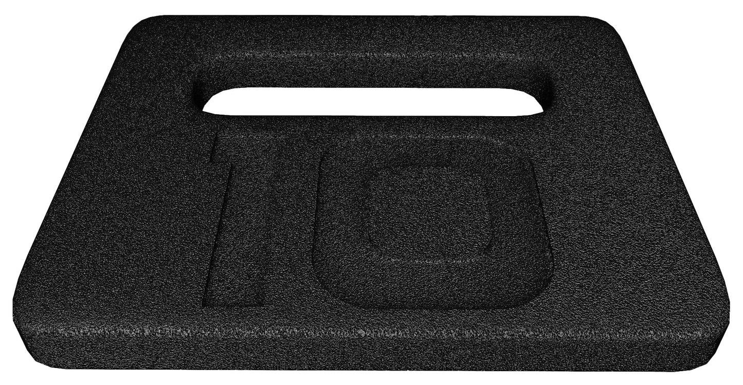 Signature Fitness Fitvids Cast Iron Plate – Weighted Plate for Swings – 10 pounds – Black