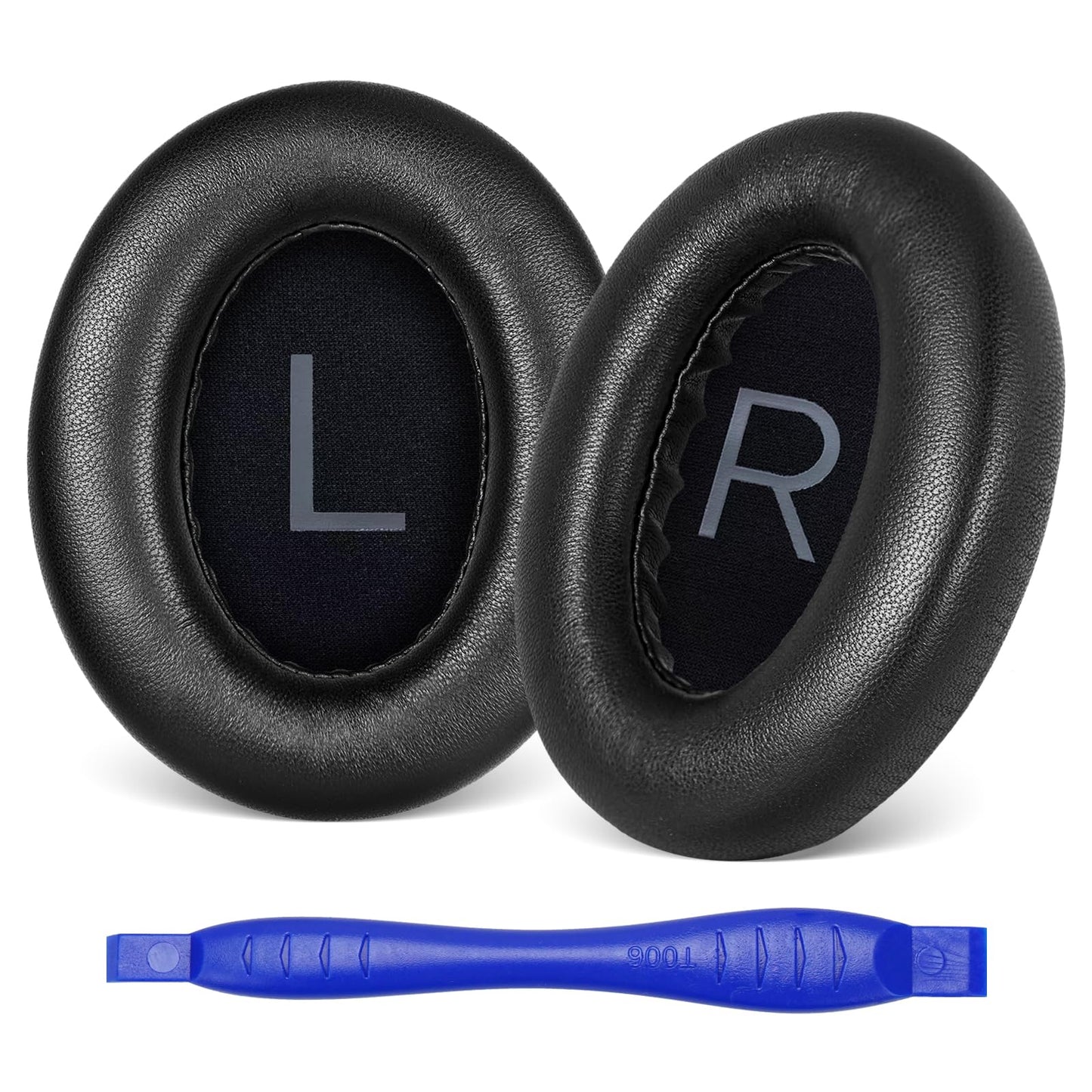 Replacement Ear Pads for Bose NC700 / 700 Noise Cancelling Headphones, Aurivor Lambskin Leather Earpad Covers/Cushion Kit with Plush Memory Foam, Thickened Comfort, Tear-Resistant Seams (Black)
