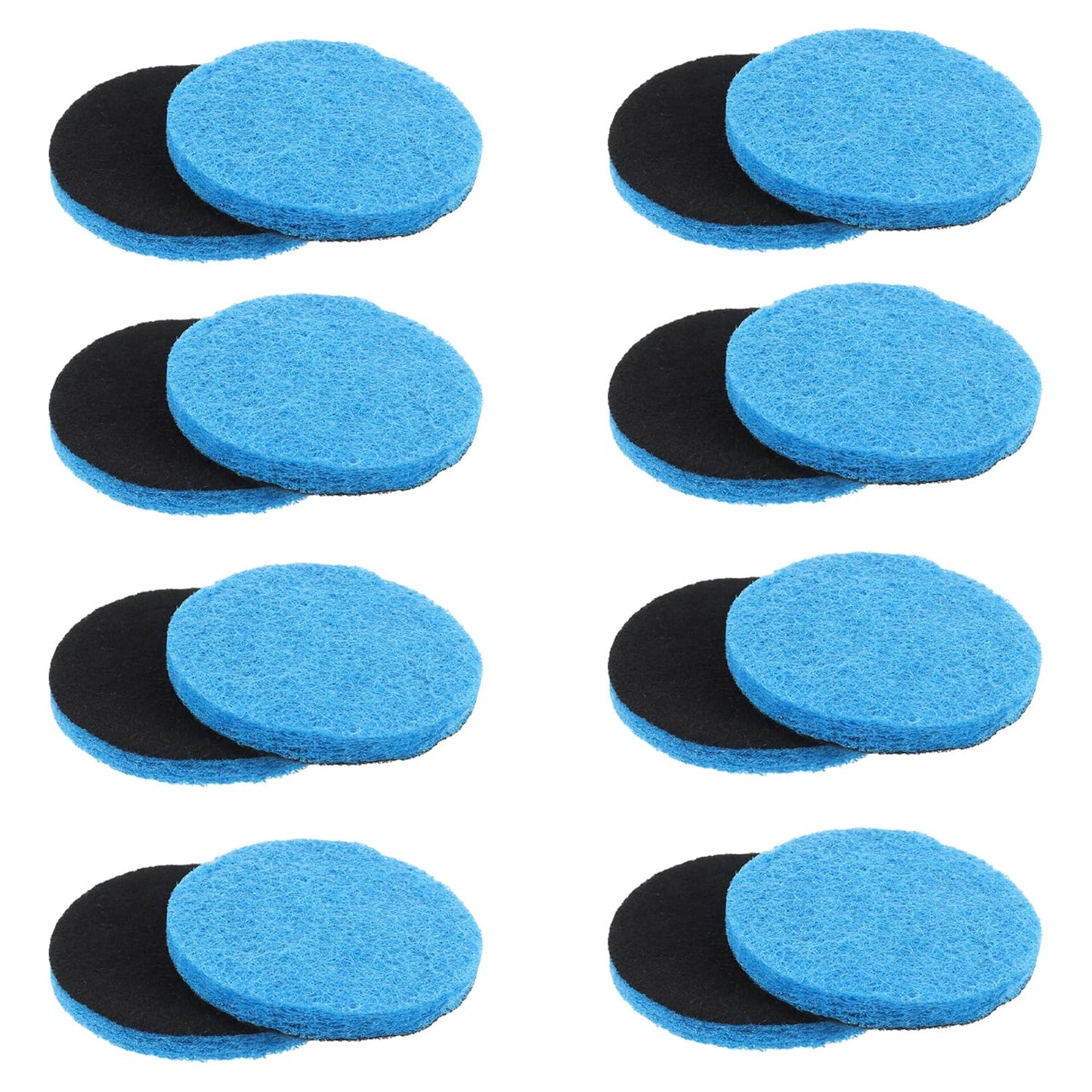 EPLZON 16pcs Microfibre Pads Power Scrubber Pads Set Electric Scrubber Replacement Scouring Pads fit for Dremel Versa Scouring Pads,Blue