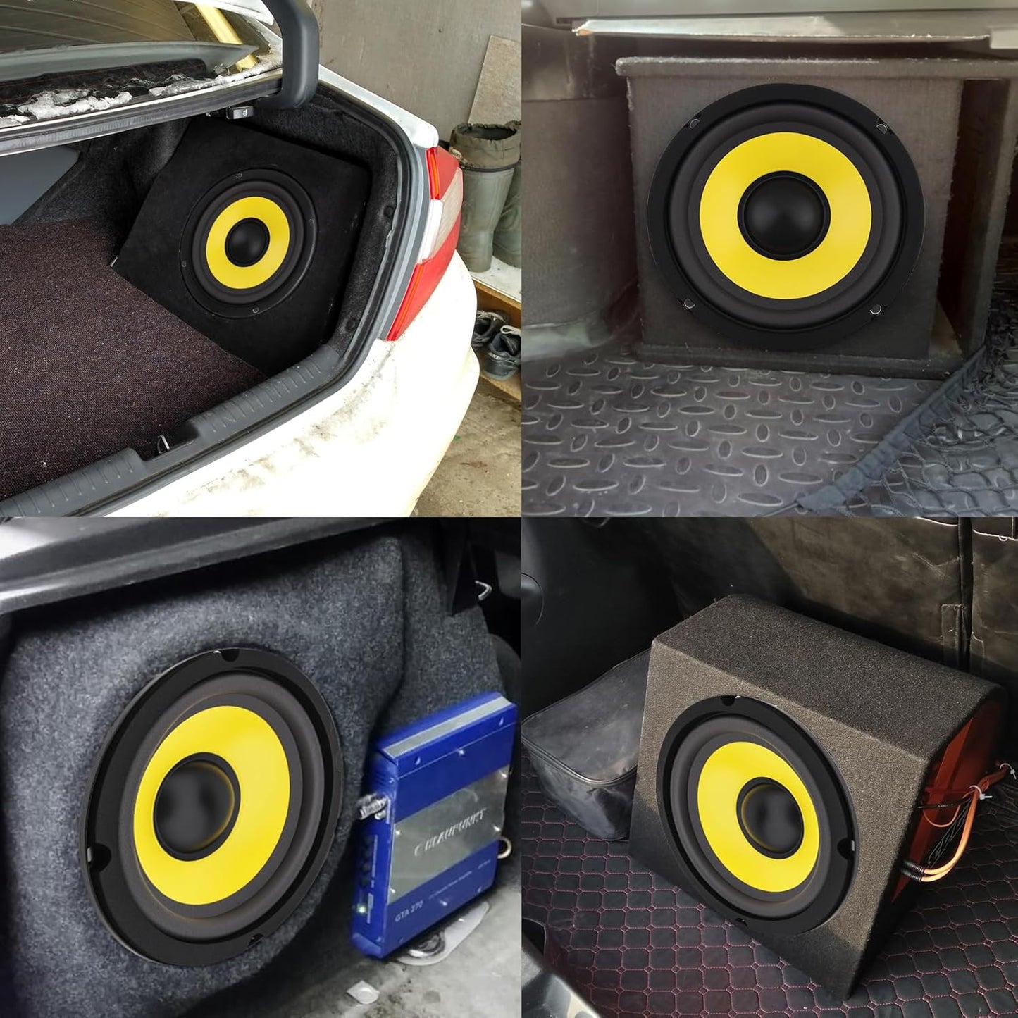 DriSentri 5 Inch Bass Loudspeaker Woofer Speaker, Car Speakers Wide Frequency Response Car Audio Stereo Speaker for Car