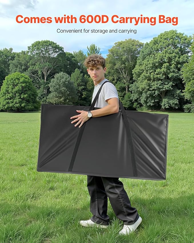 VEOVR Cornhole Set, Corn Hole Game Boards, Wood Portable Toss Board, Indoor and Outdoor Cornhole Play for Adults for Yard, Backyard, Beach, Camping