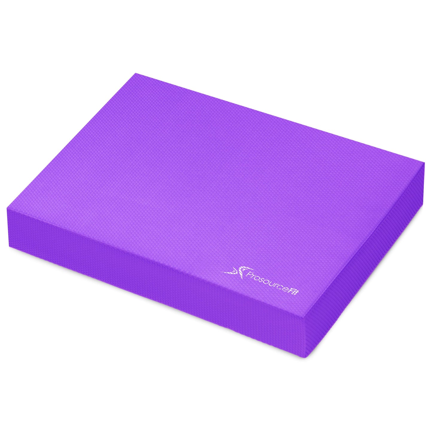 ProsourceFit Exercise Balance Pad – Non-Slip Cushioned Foam Mat & Knee Pad for Fitness and Stability Training, Yoga, Physical Therapy 15.5”x12.75”, Purple