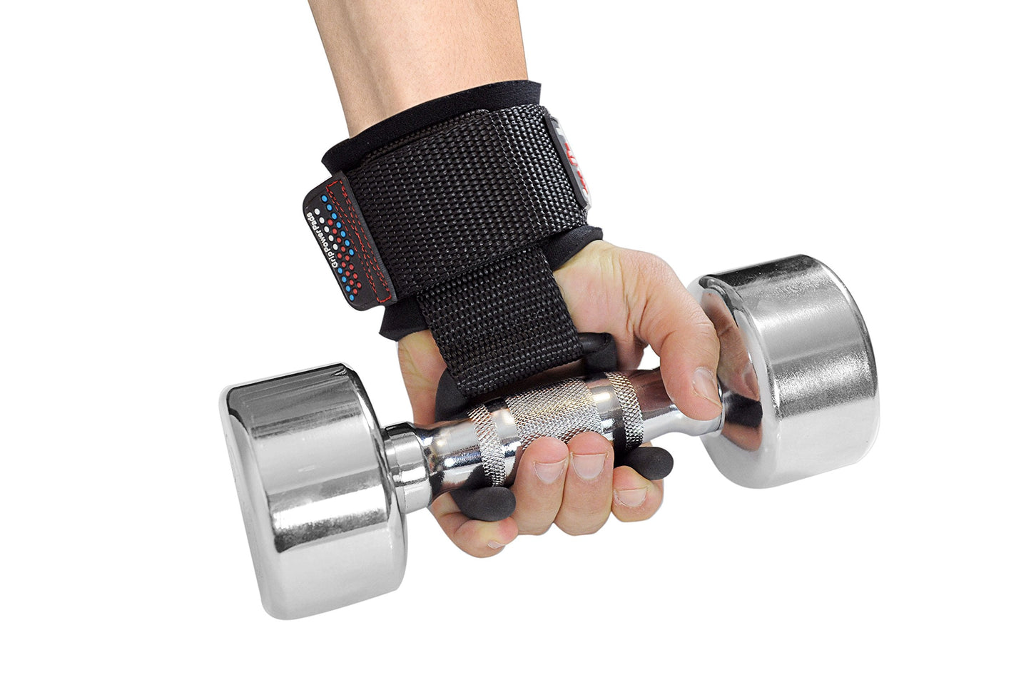 Weight Lifting Hooks with Wrist Wraps, Heavy-Duty Power Grips for Training, Deadlifts & Pull-Ups, Gym Strength Lifting Straps (Set of 2)