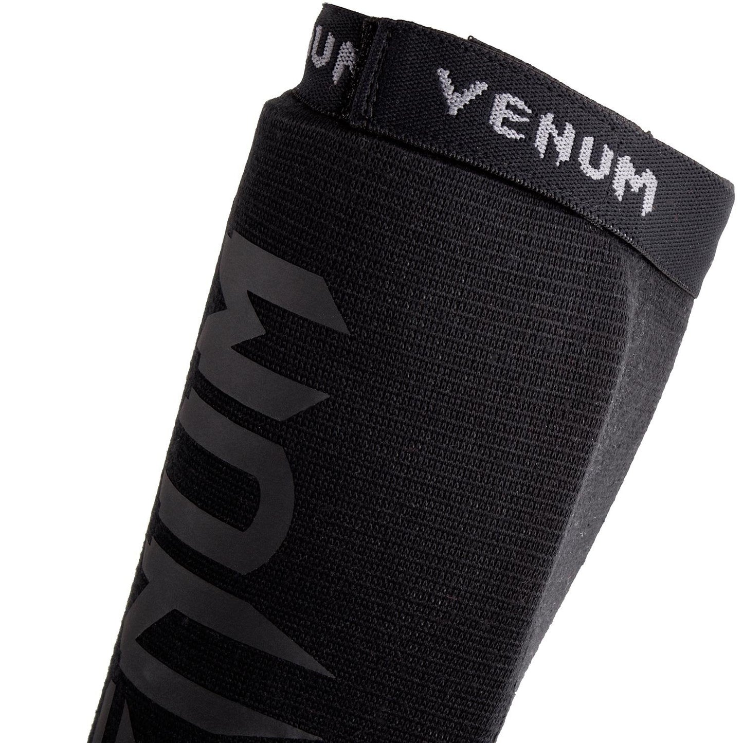 Venum Kontact Shin Guards - Black/Black - L