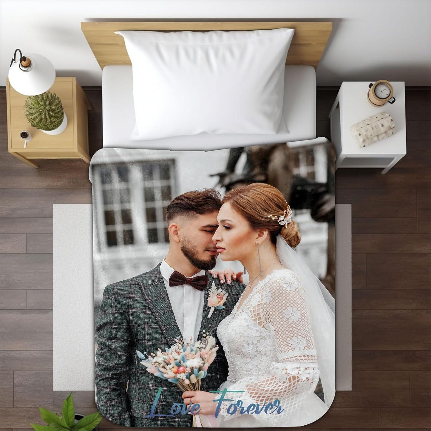 Skiennix Custom Photo Blanket - Personalized Throw for Mother's Day, Christmas & Birthdays | Ships Next Day