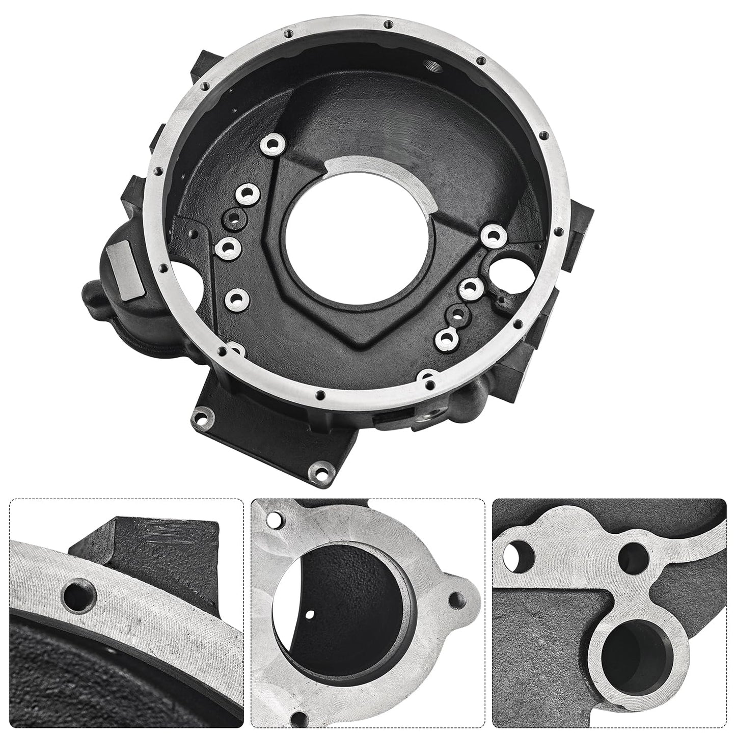 ProXlex Flywheel Housing 4993644 Fit for Cummins Engine 6CT ISC QSC ISL QSL C8.3 Fit for Hyundai R290LC3 R320LC3 R280LC Replaces# 3908799 3902565