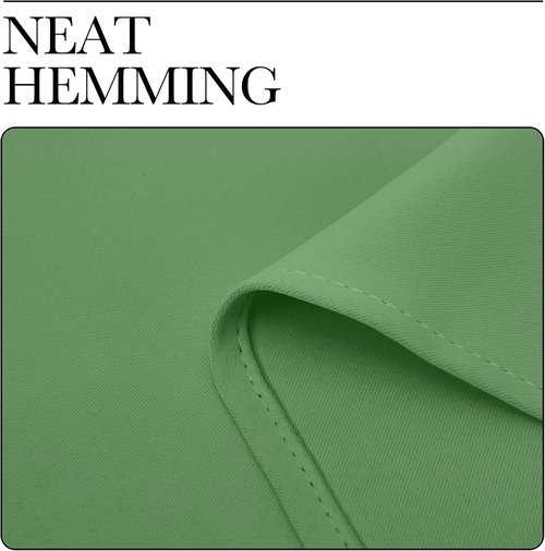 NICETOWN Blackout Curtains - Forest Green Thermal Insulated Drapes | 68" Length, 55" Wide, 2 Panels