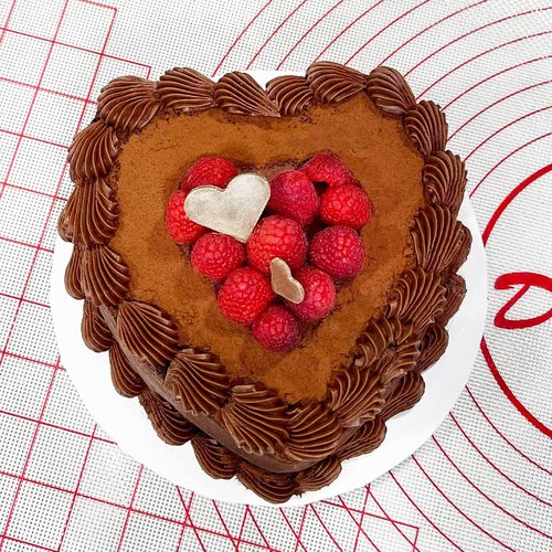 Fat Daddio's Heart Cake Pan - Anodized Aluminum, 6 x 3 Inch for Perfectly Shaped Cakes