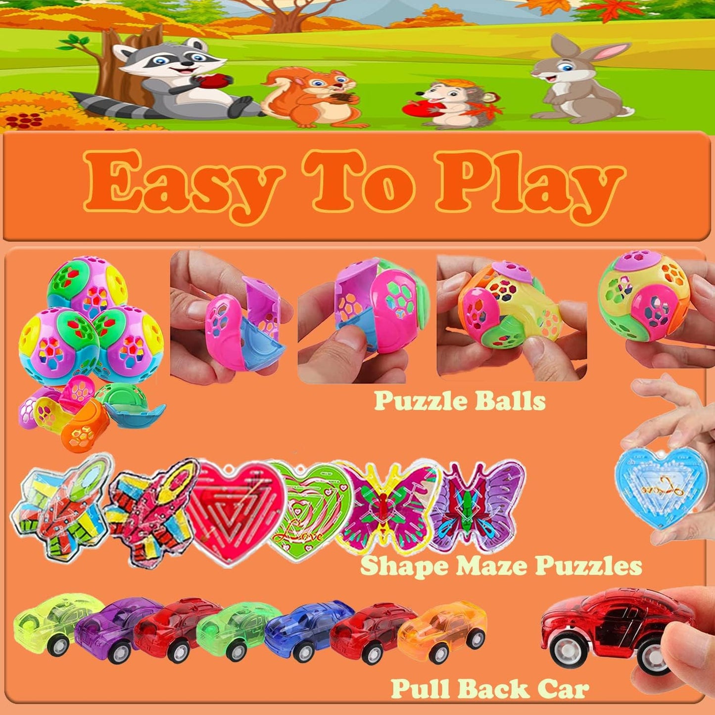 Pop Fidget Treasure Box Toys - 118 Pcs Party Favors for Kids | Goodie Bag Stuffers & Carnival Prizes for Ages 4-12