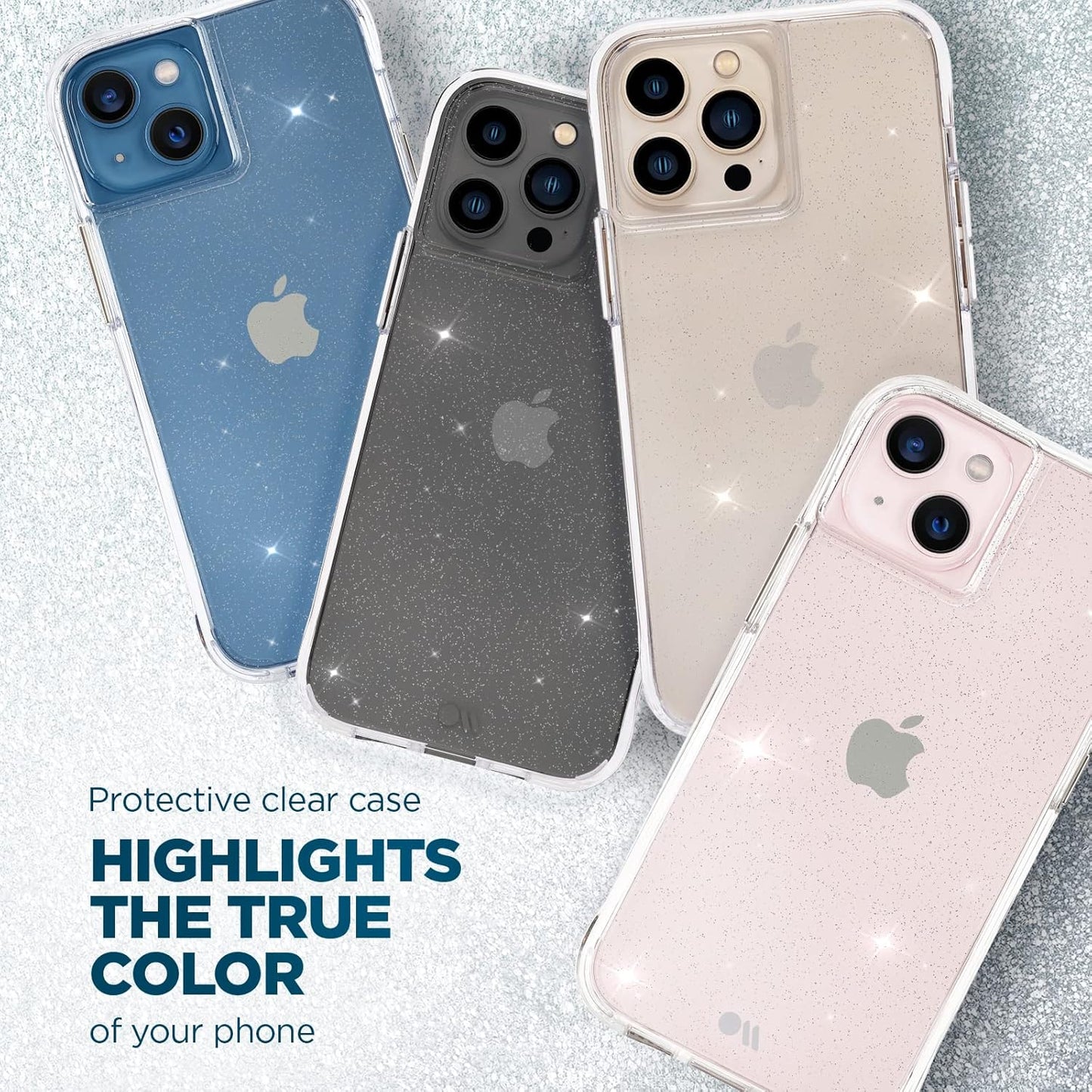 Case-Mate 13/13 /12 /12 10ft 6.1 Inch iPhone Pro Pro Case - Sheer Crystal Clear w/ Drop Protection & Wireless Charging