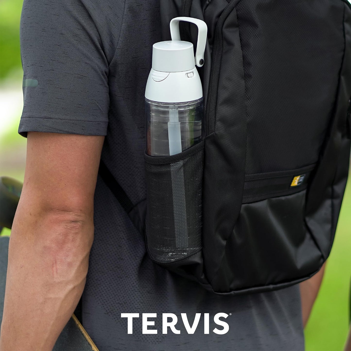 Tervis Etta Vee Garden Glory Made in USA Double Walled Insulated Tumbler Travel Cup Keeps Drinks Cold & Hot, 24oz Venture Lite Water Bottle, Classic