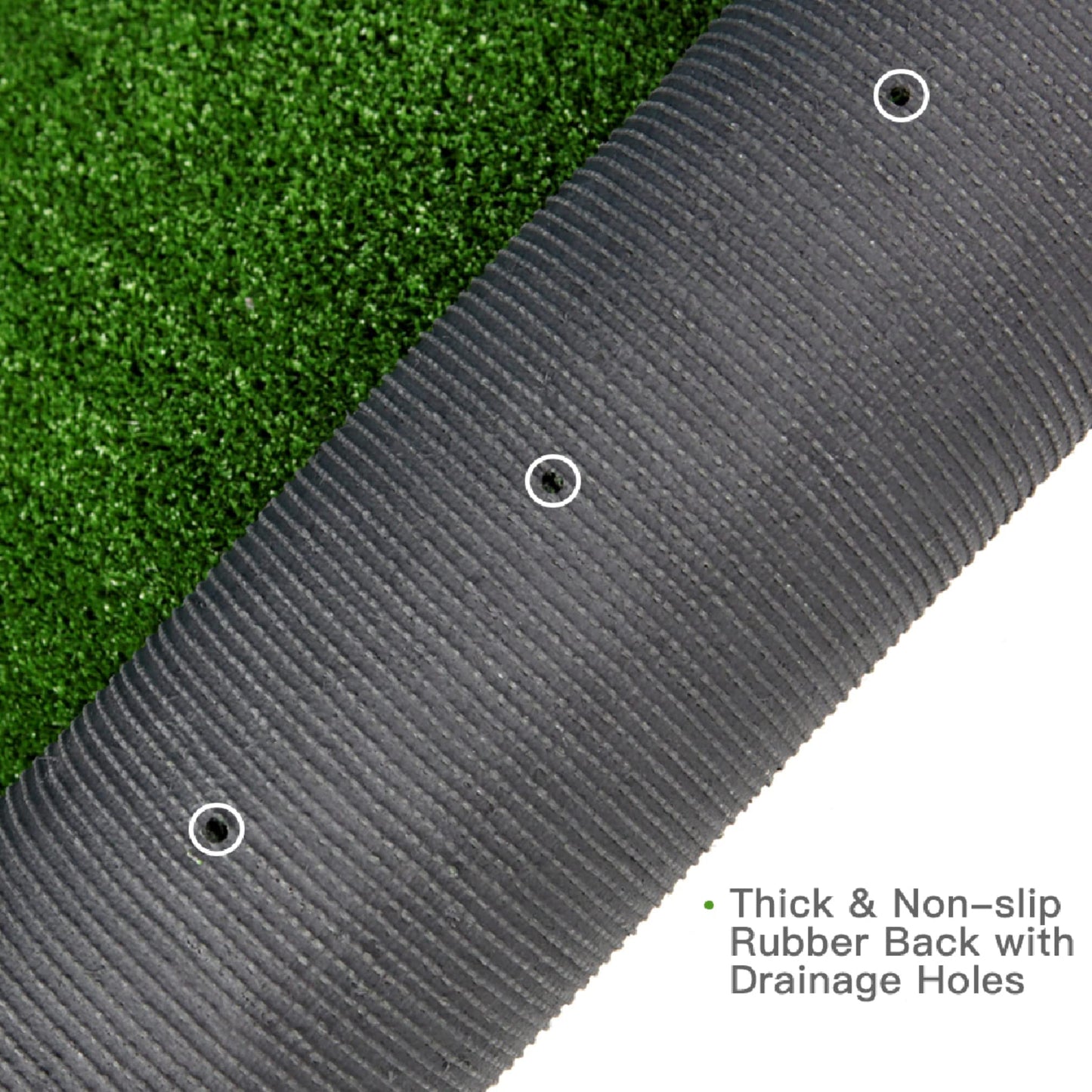 GRASS EXPRESS Artificial Grass Turf, 10ft x 10ft 0.4" Pile Height, Indoor Outdoor Fake Astroturf Rug Carpet Mat for Balcony Decor Backyard Patio Backdrop Fence Wall Decorations Dogs