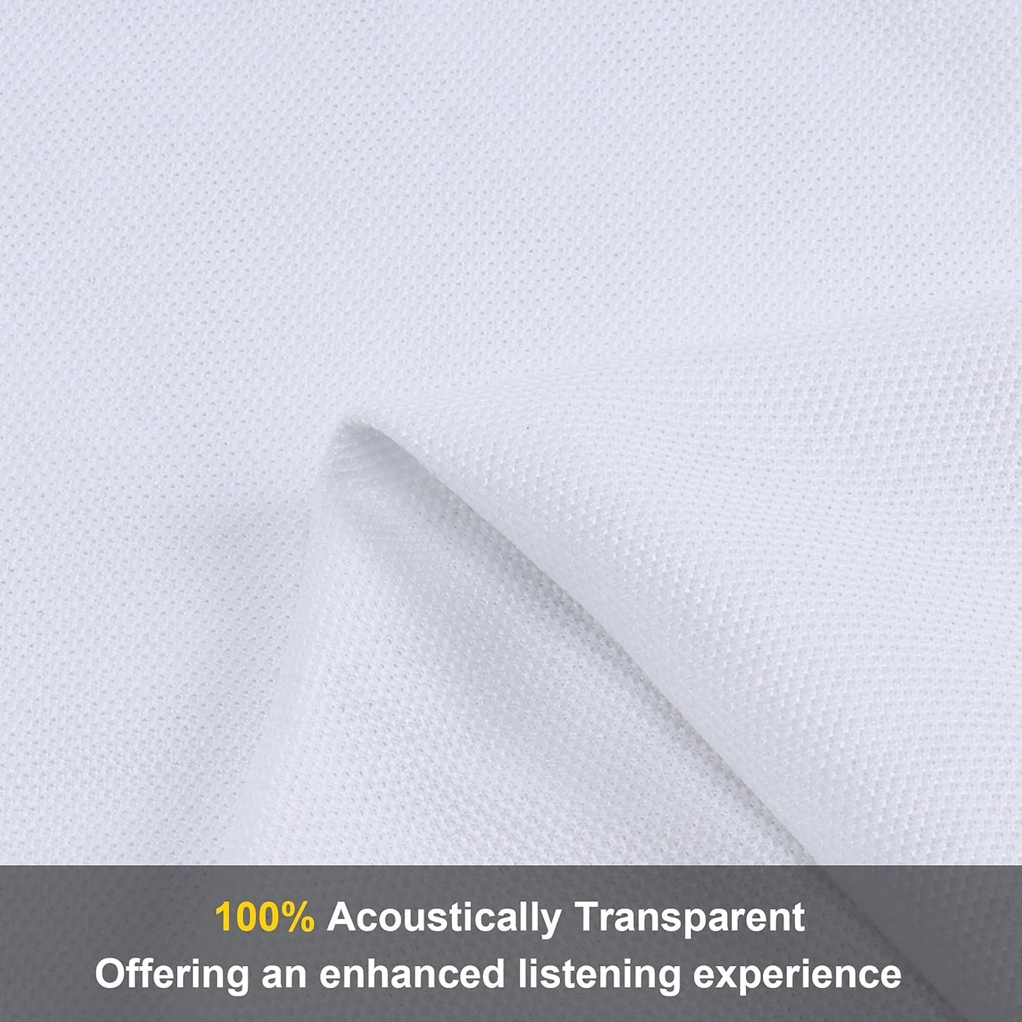 28" 54" x Speaker Grill Cloth, Stereo Grill Mesh Fabric, Abrasion Resistant for Replacement Home Speaker Stage Audio