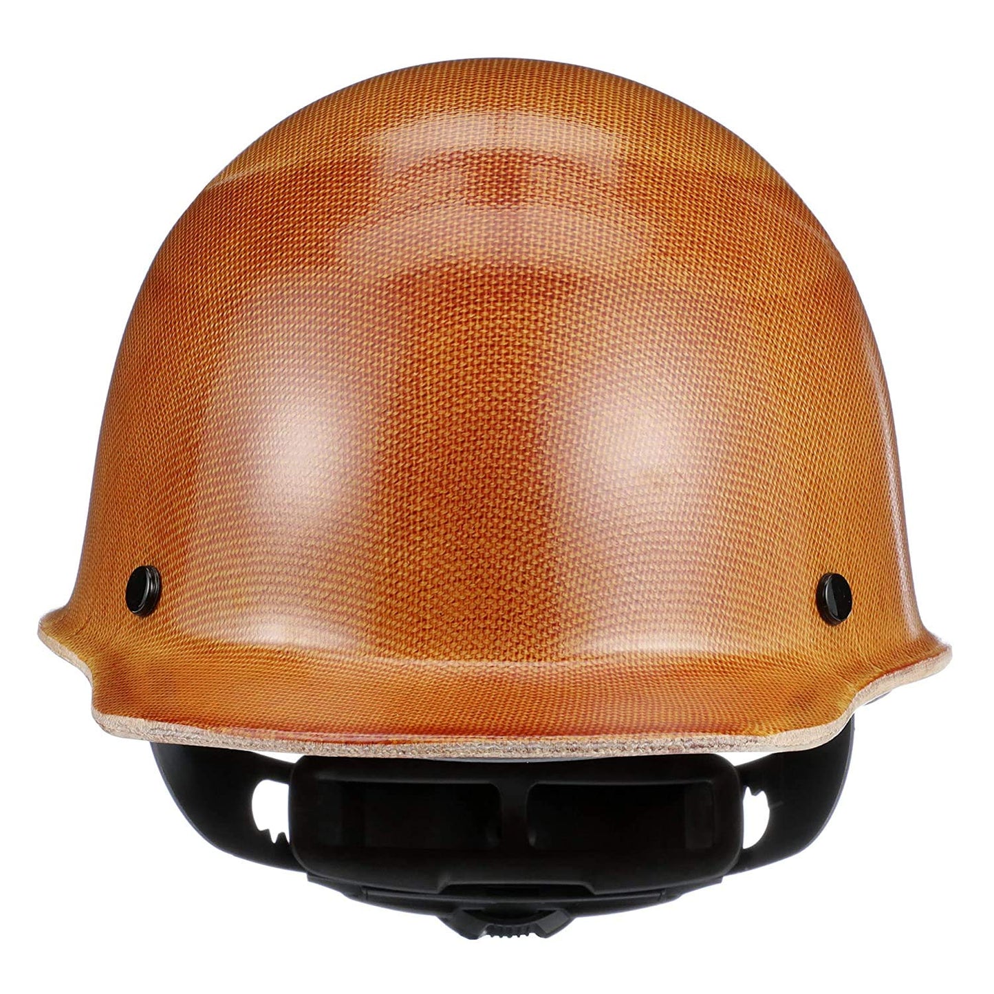MSA 475405 Skullgard Cap Style Safety Hard Hat with Fas-Trac III Ratchet Suspension | Non-slotted Cap, Made of Phenolic Resin, Radiant Heat Loads up to 350F - Large Size in Natural Tan