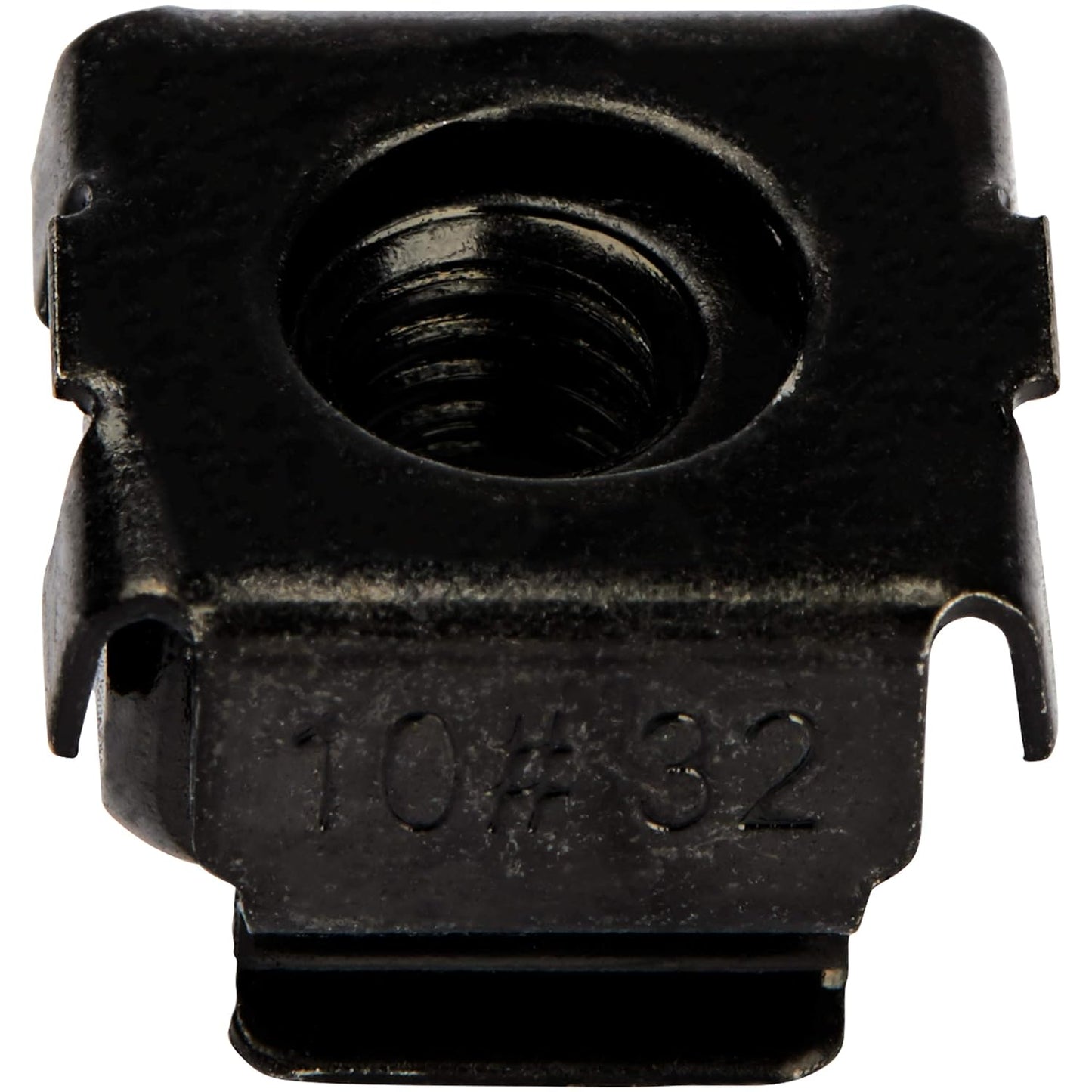 StarTech.com 50-Pack 10-32 19" 10" StarTech Square Hole Cage Nuts and Installation Tool for or Server Racks, Cabinets