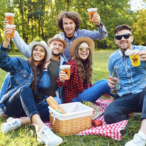 50 Pcs 12OZ Western Cowboy Plastic cups, Western Party Decorations Disposable Western Print Clear Plastic Cups Juice Soda Beverage Birthday Party Favors For Western Cowboy Themed Party Supplies