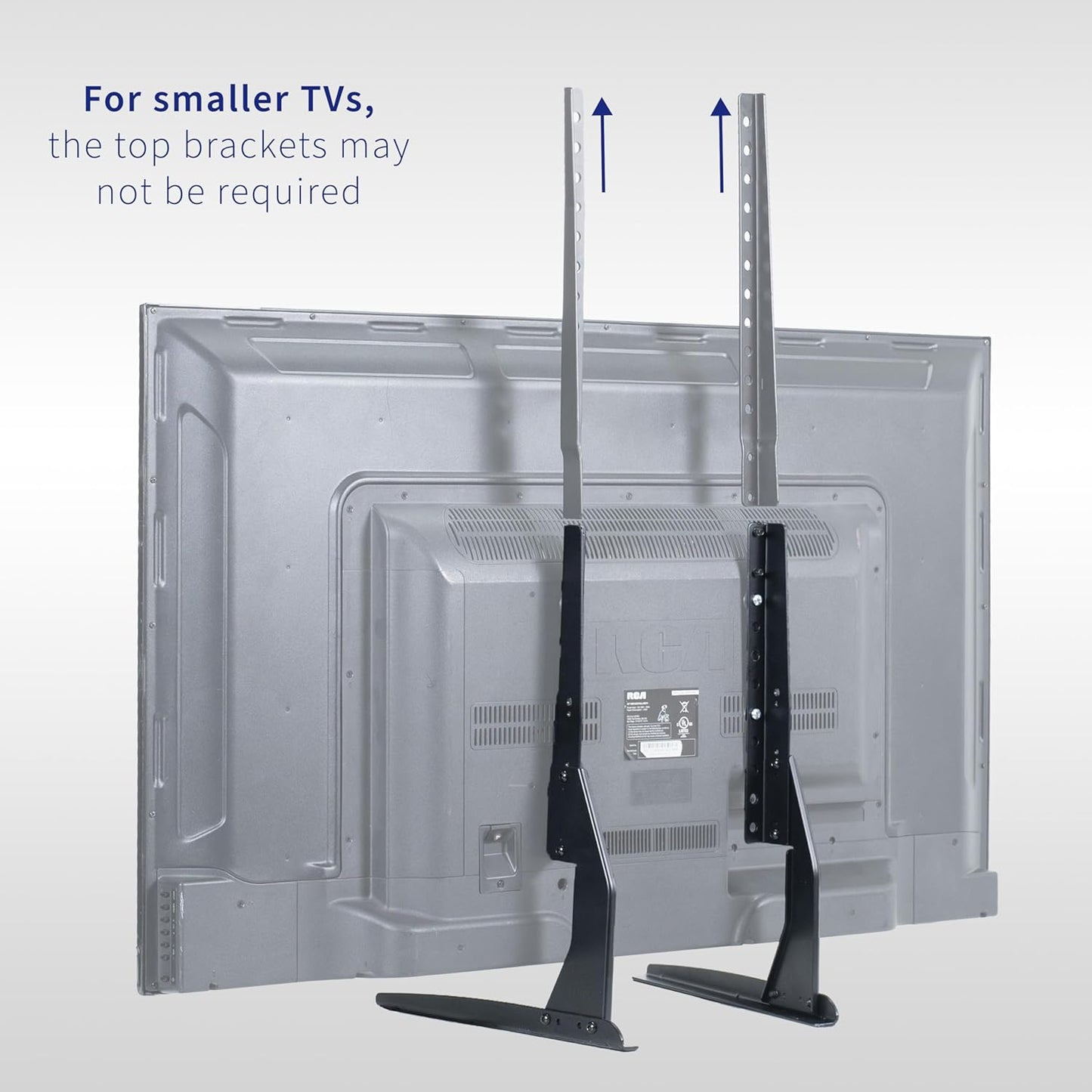 VIVO 22 65 inch STAND-TV00Y Universal Tabletop TV Base Stand for to LCD Flat Screens, Pedestal Replacement Legs VESA