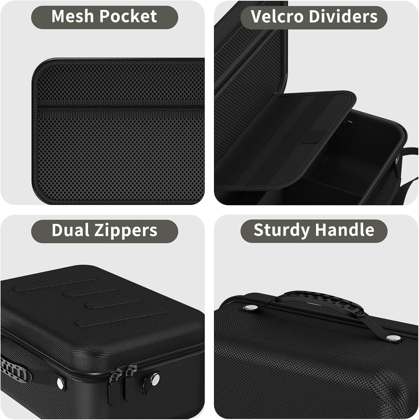 bibuks T7/R50/R100 Hard Shell Camera Case Compatible with Canon EOS Rebel and More DSLR & Mirrorless Cameras Portable
