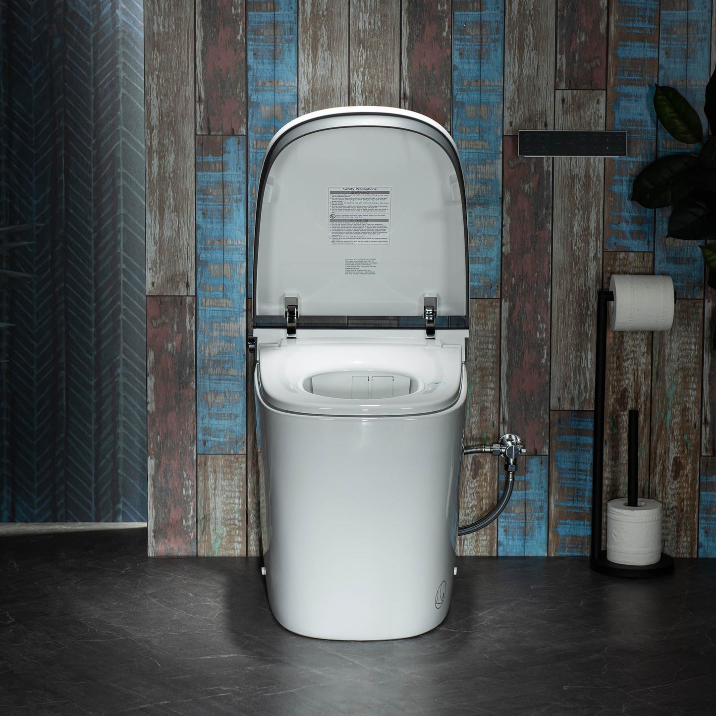 WOODBRIDGE Smart Toilet with 1000g MaP Flush Score, Foam Shield, Moving Dryer, Blackout Flush, ADA Comfort Height, Auto Open & Close, Heated Seat, B0930S