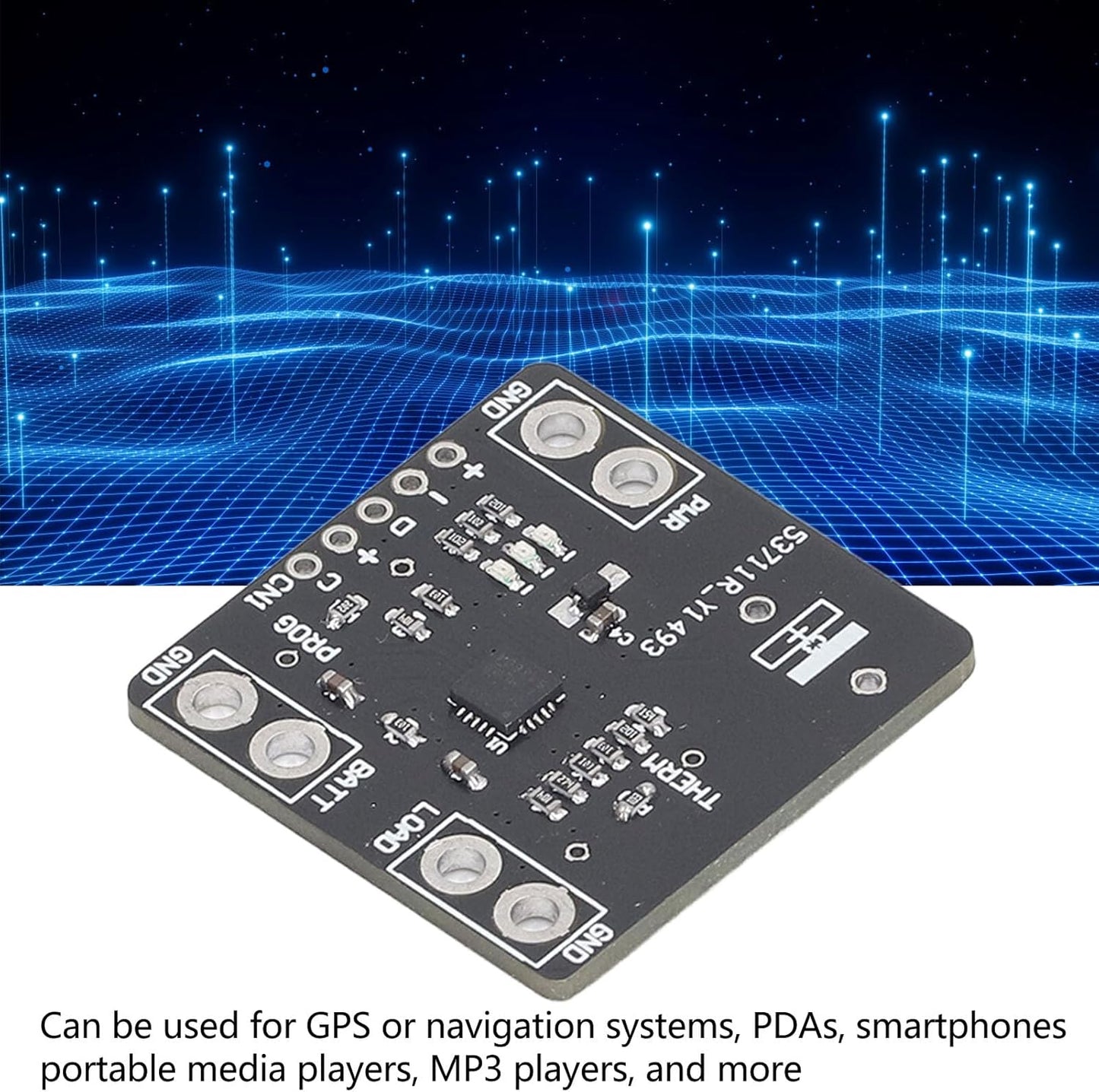 Klanata MCP73871 4.2V 1A MP3 Lithium Ion Battery Charger Board Charging Module for GPS Navigation Systems PDAs