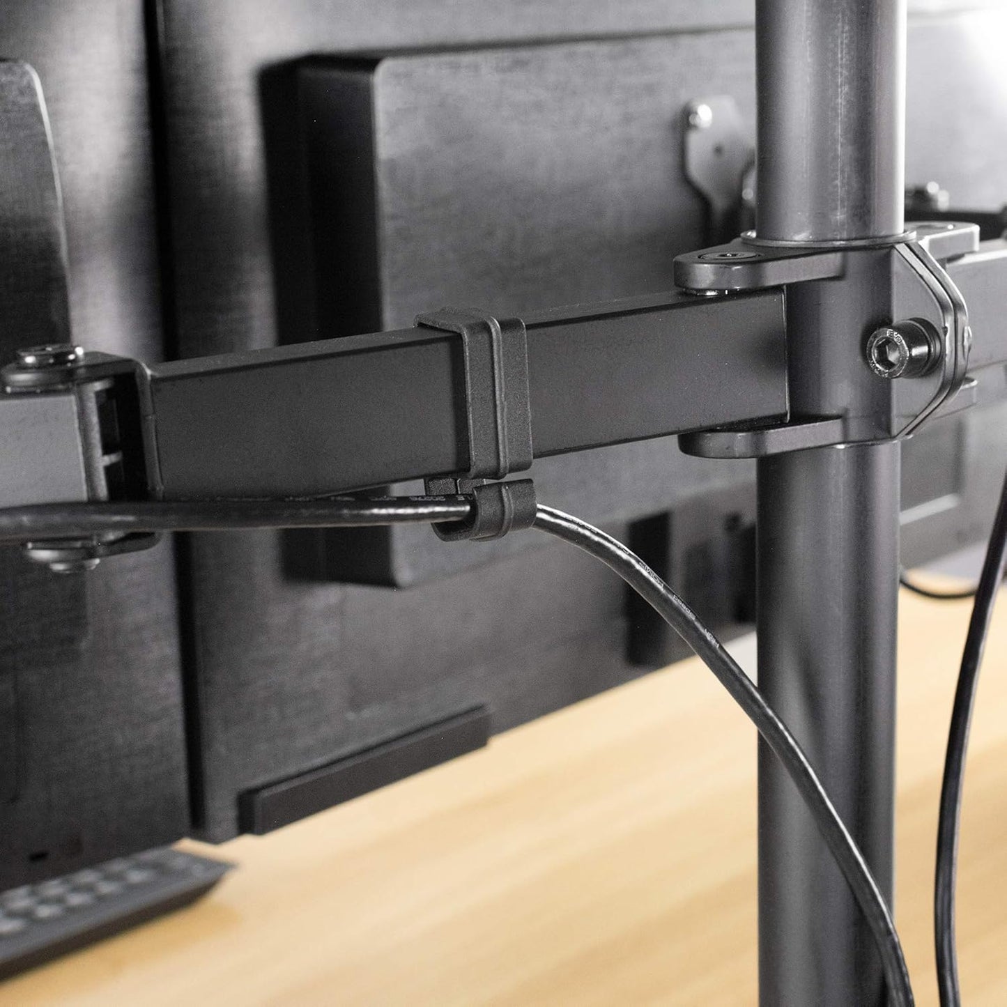 VIVO 1 4 Set PT-SD-WC05C Cable Management Clips for Desk Monitor Stands, Computer Office Workstation Cord Organization