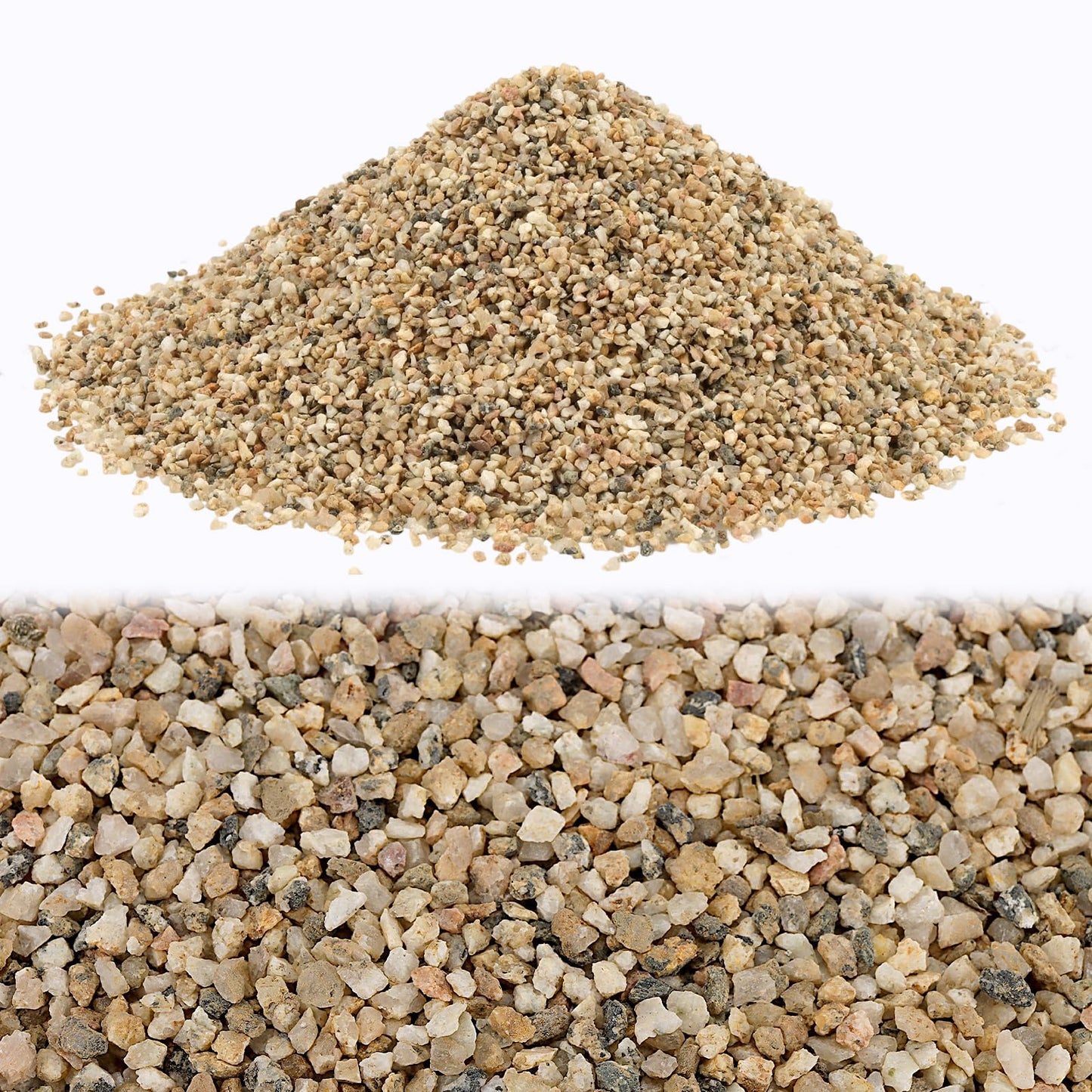 LEXININ River Gritty Sand, 13 LB Coarse Mixed Silica Gravel, 2-4mm