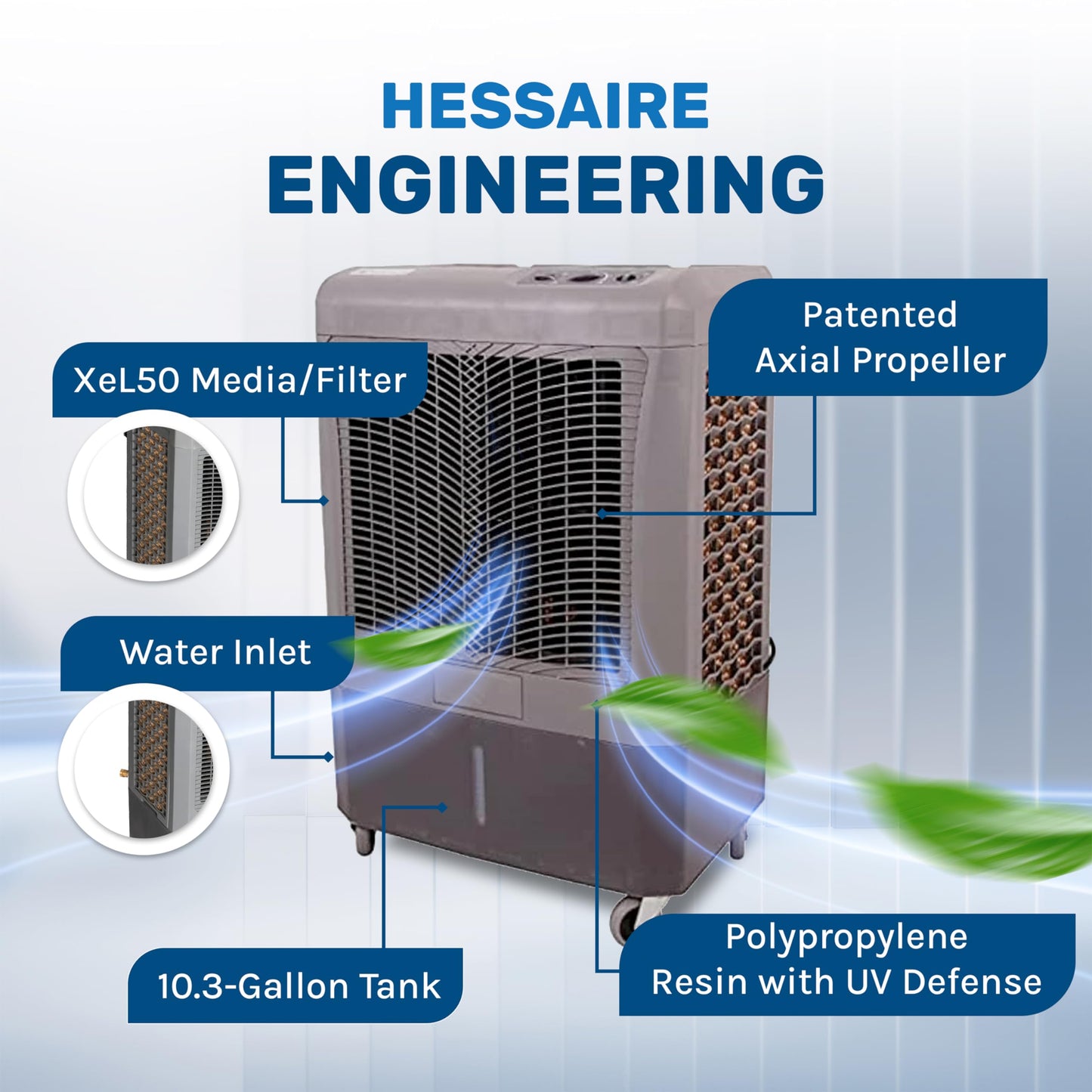 Hessaire MC37M 3100CFM Evaporative Cooler