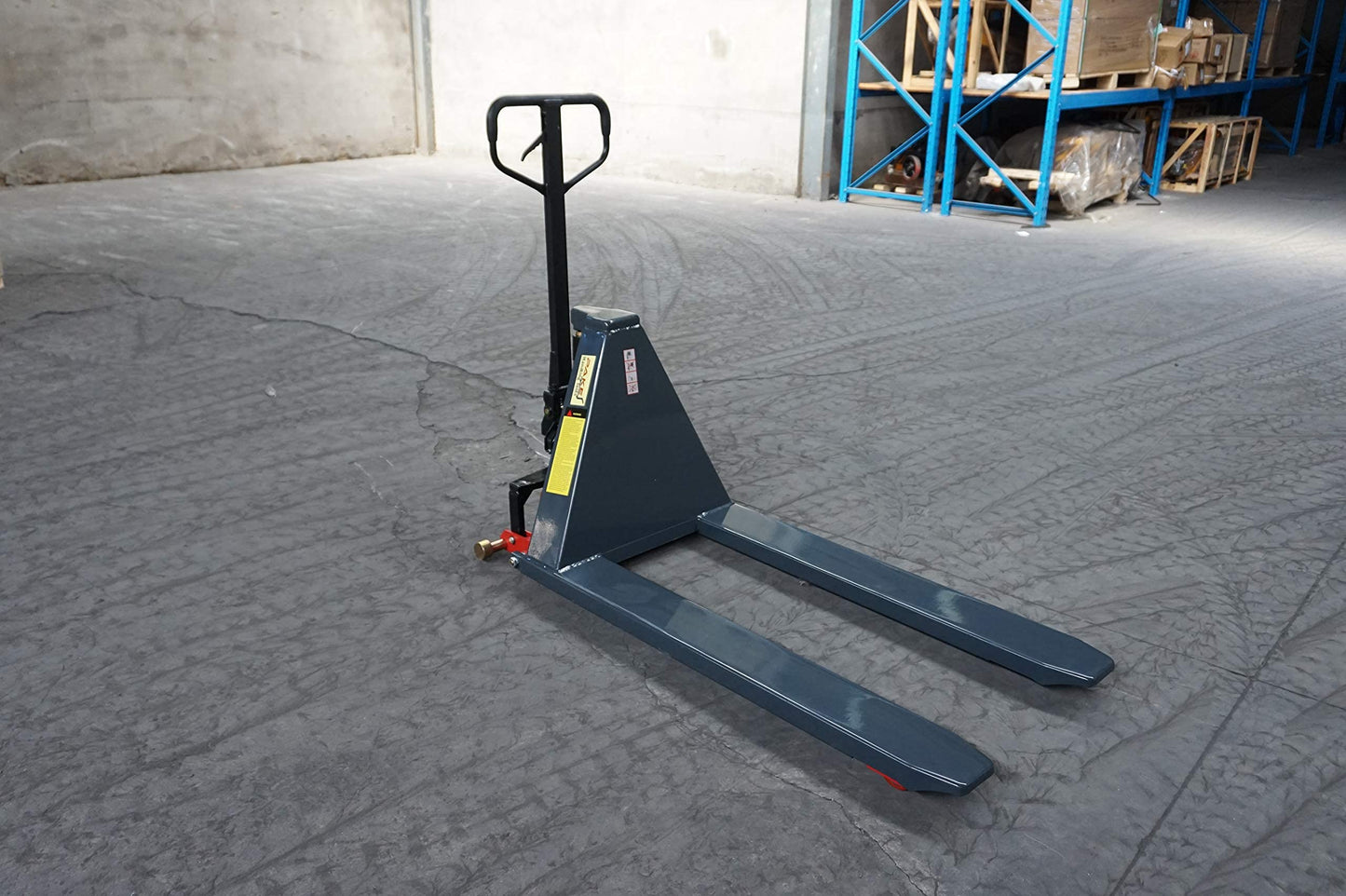 3300LB. Cap, 27" x 45", Lift Height: 3-1/2" to 31-1/2", Manual High Lift Tote Lifters for Skid/Single Sided Pallet Pake Handling Tools