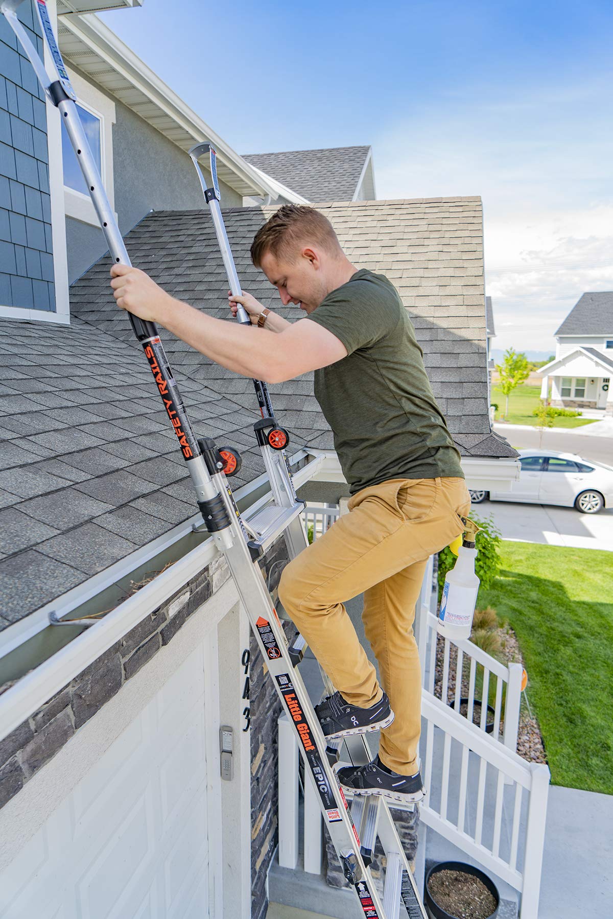Little Giant Ladders, Epic, M17, 17 Foot, Multi-Position Ladder, Aluminum, Type 1A, 300 lbs Weight Rating, (16817-818)