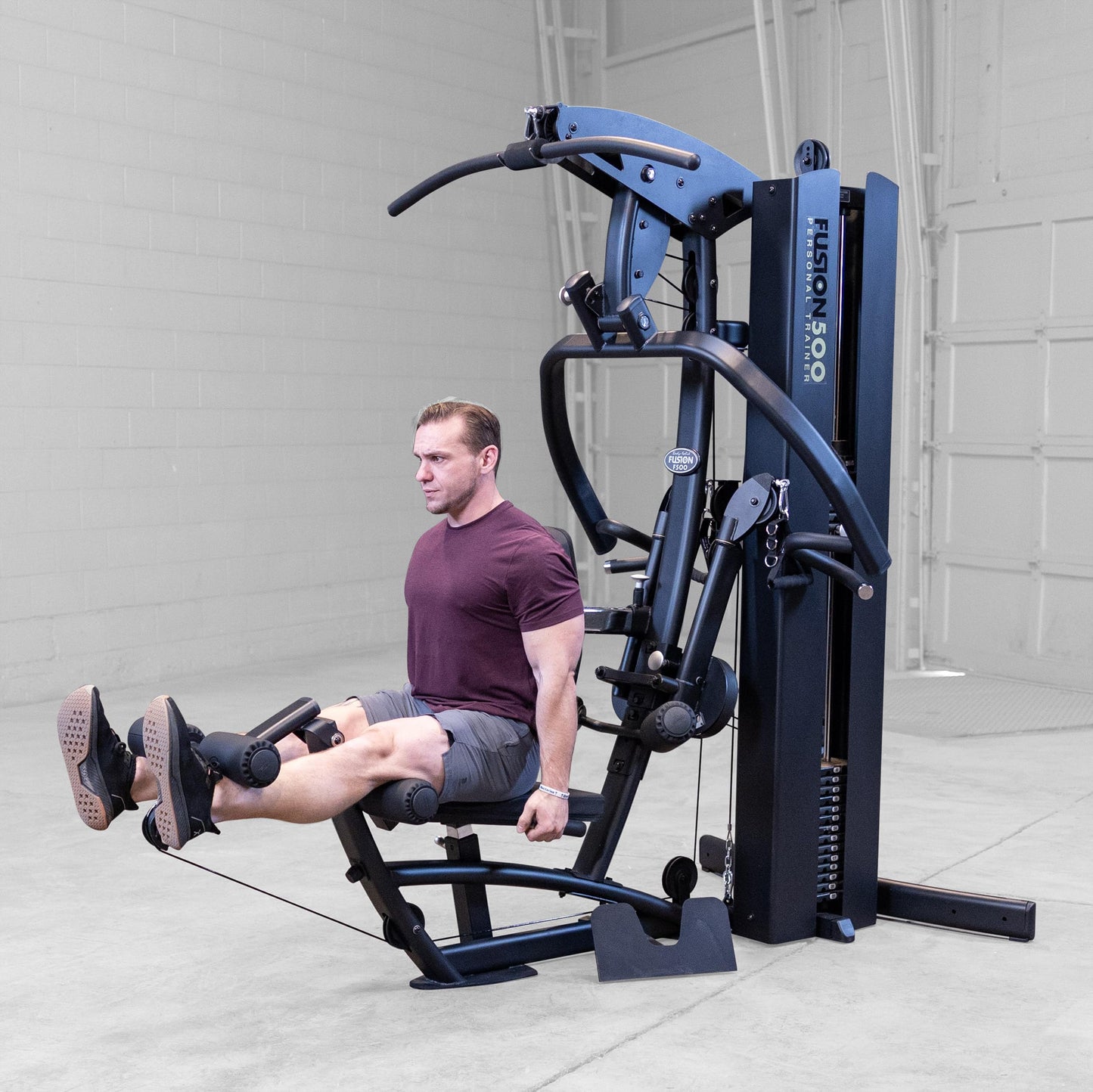 Body-Solid (F500/2) Multi-Station with 210lb Weight Stack Home Gym Machine, Arm & Leg Strength Training Functional Exercise Workout Station for Weight Lifting and Bodybuilding