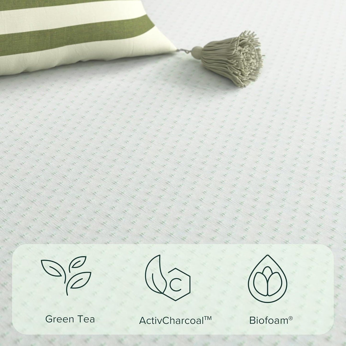 ZINUS Memory Foam Twin Mattress - 12 Inch Green Tea Infused for Ultimate Comfort