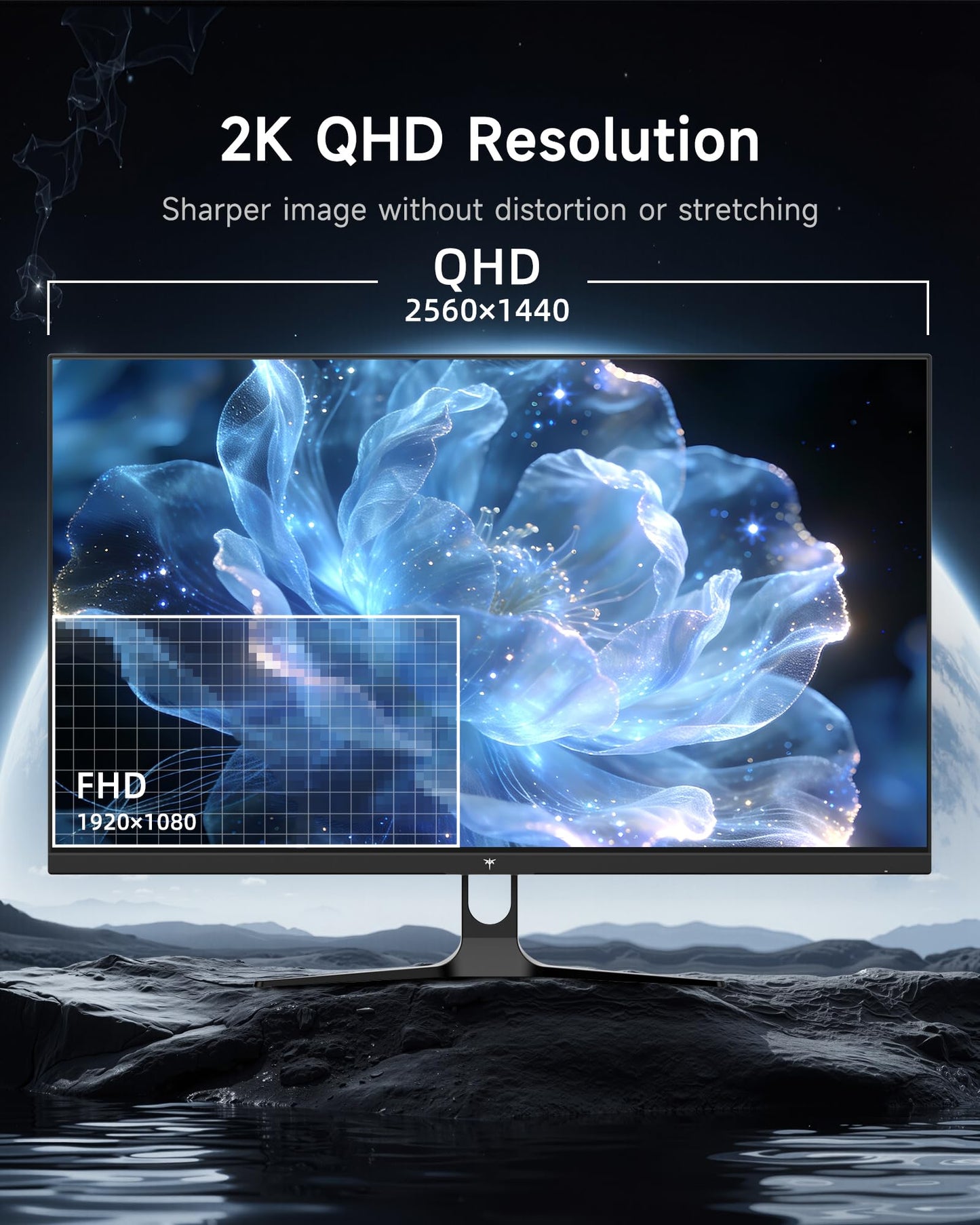 KTC 32 Inch 2K Computer Monitor, QHD (2560 x 1440) 120Hz Monitor with IPS Panel, Adaptive Sync, HDR10, HDMI/DP, Tilt Adjustable, VESA Compatible, Eye Care PC Monitor for Office Gaming, White