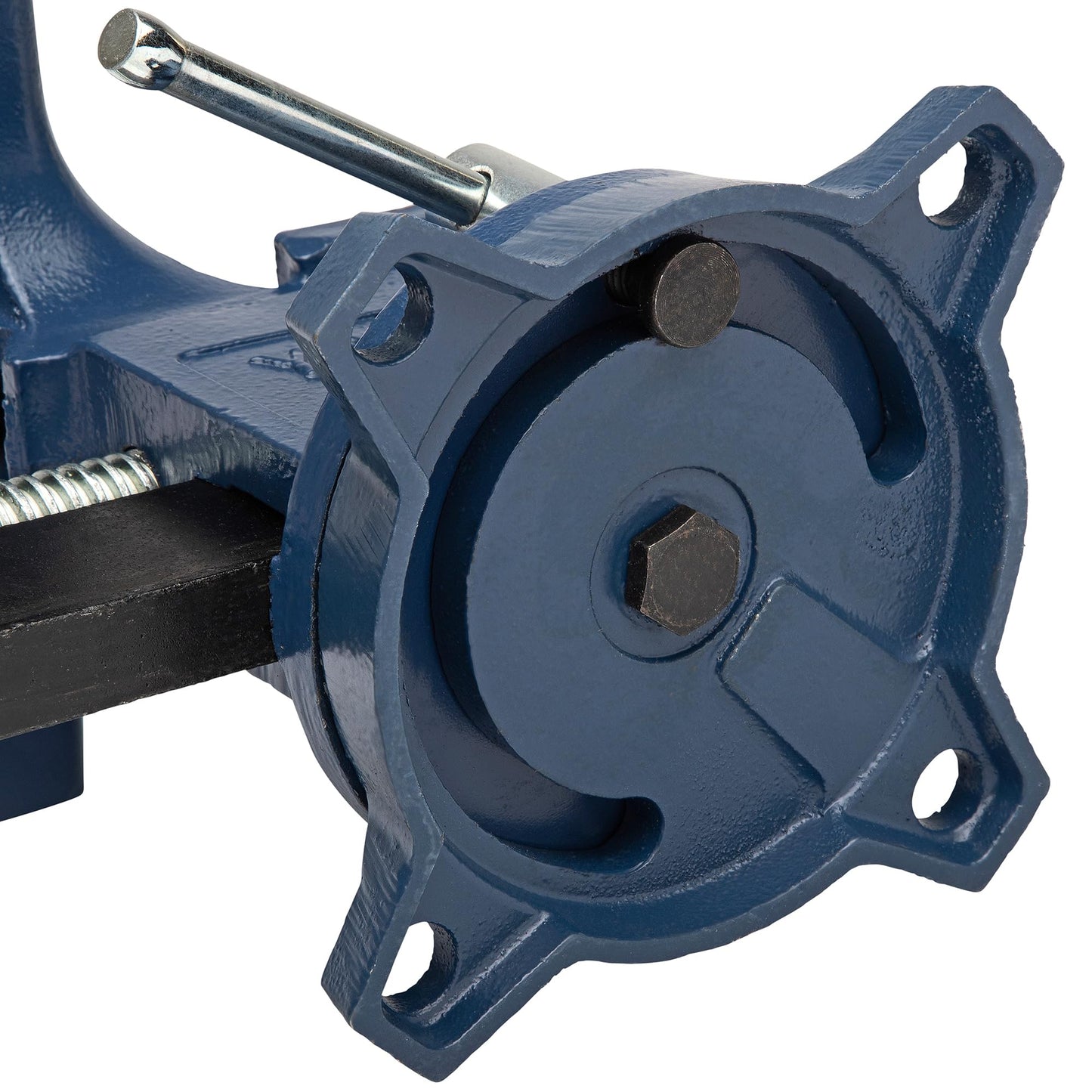 Yost Vises LV-6 Homeowner's Vise | 6 Inch Jaw Width with a 5 Inch Jaw Opening Home Vise | Secure Grip with Swivel Base | Blue