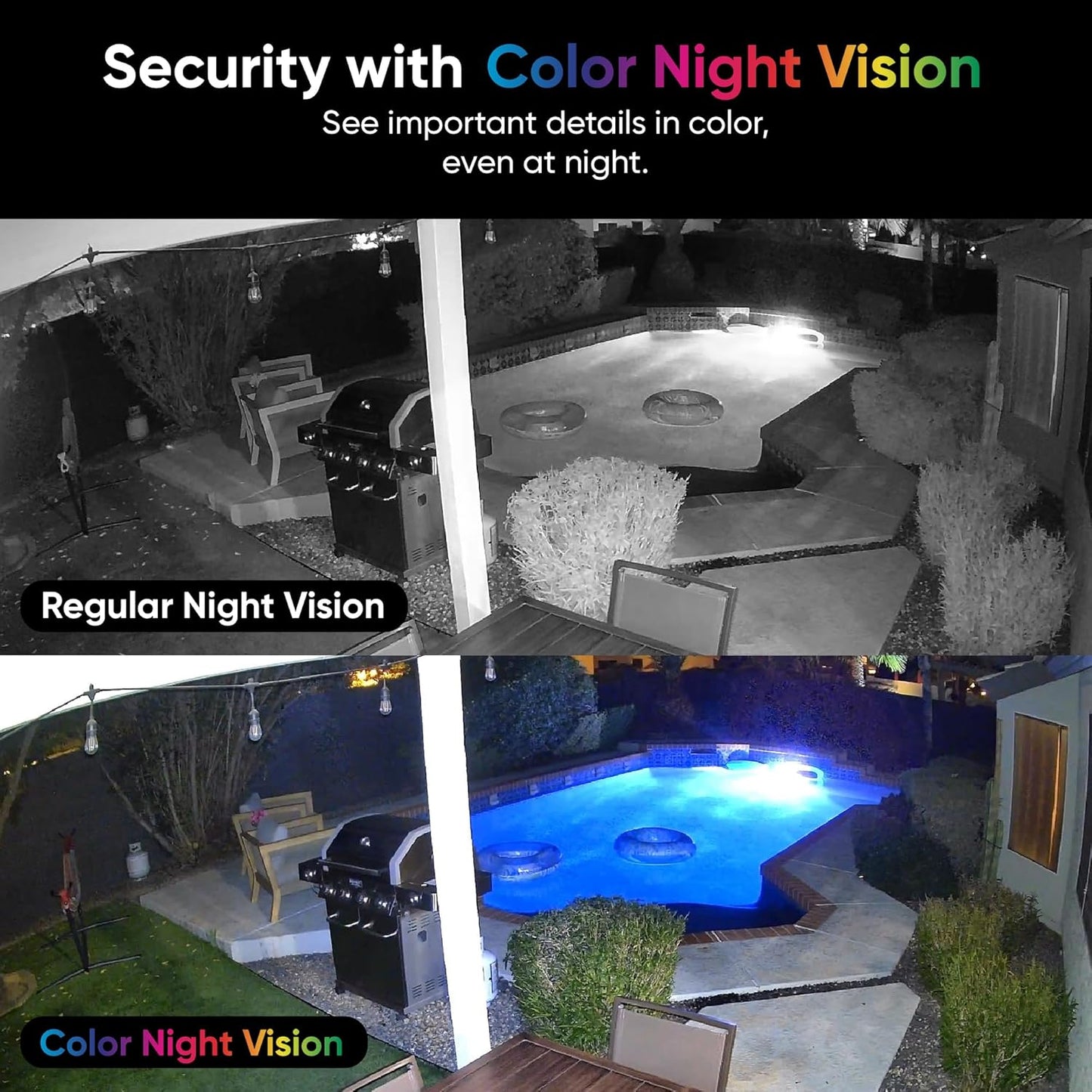 WYZE v4 2.5K Cam (Latest Model), AI Security Camera, Indoor/Outdoor Cameras for Home Security, Baby Monitor & Pet