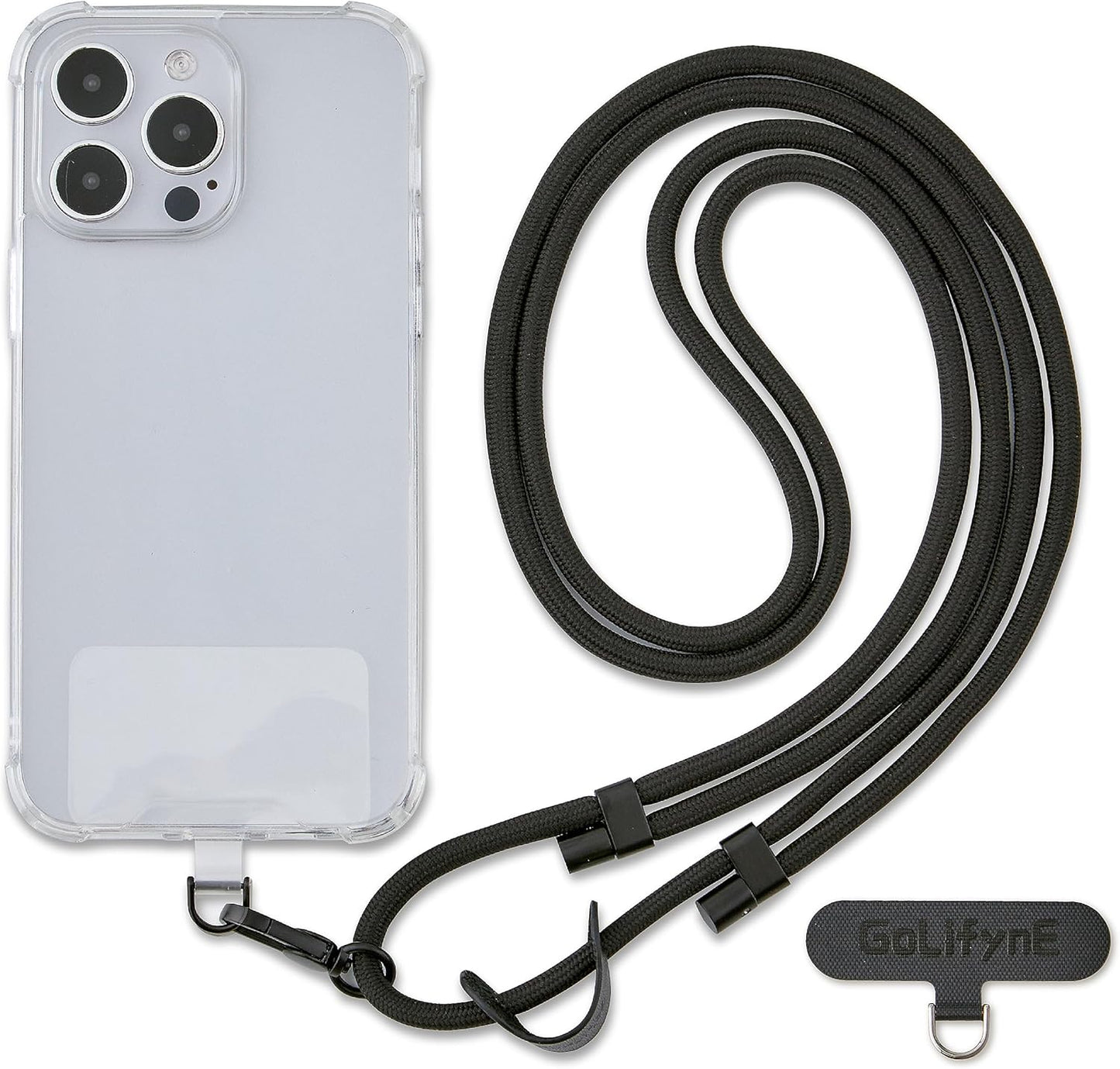 16 2 Universal Phone Lanyard, Anti-Theft Crossbody Strap for iPhone Pro Max and Most Smartphones, Adjustable Cell Phone