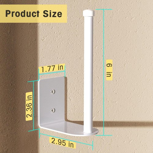 Durmmur Hat Racks - 8 Pack Stainless Steel Baseball Cap Organizer | Strong Adhesive & Wall Drilled, White