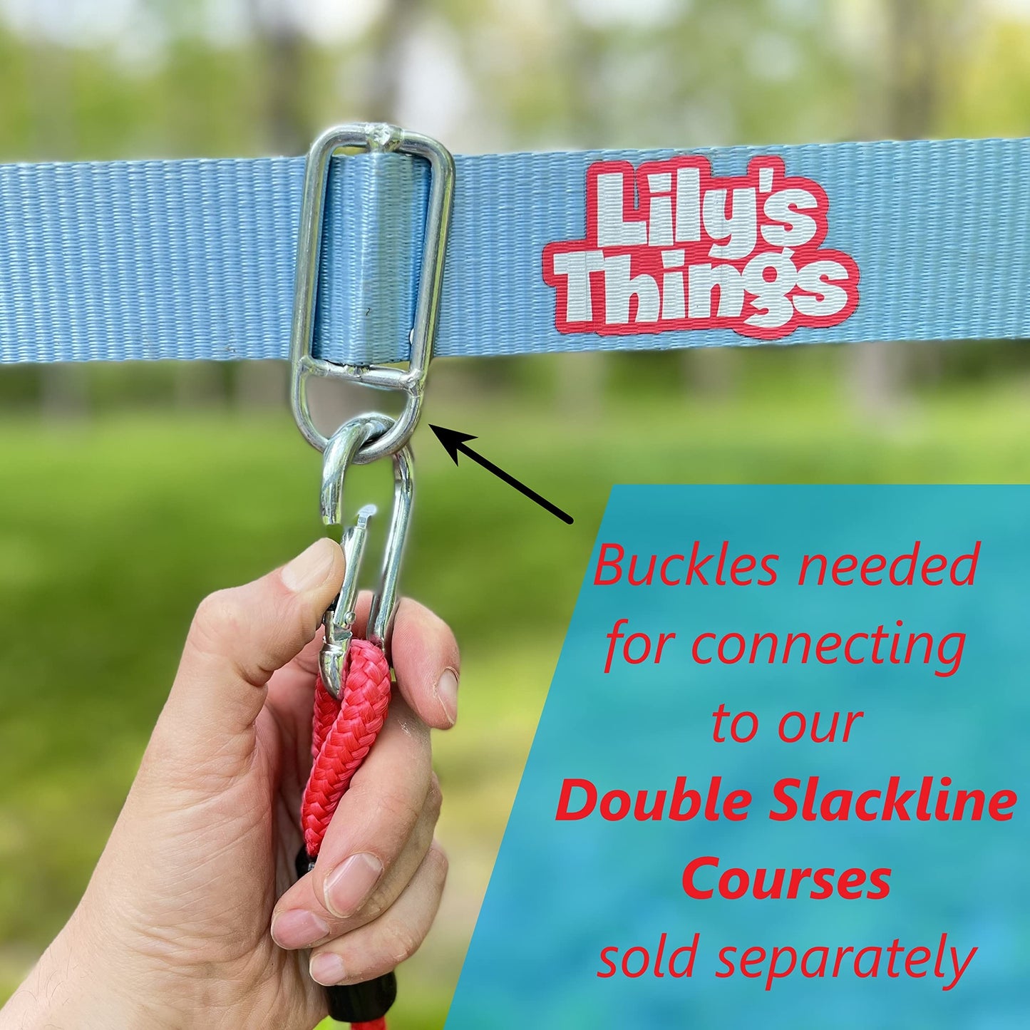 Lily's Things Monkey Bars for Kids(2 Pack) | Ninja Slackline Accessories for Slackline Obstacle Course | Monkey Bars for Backyard | Attachments to Most Any Home Playground Equipment Sets