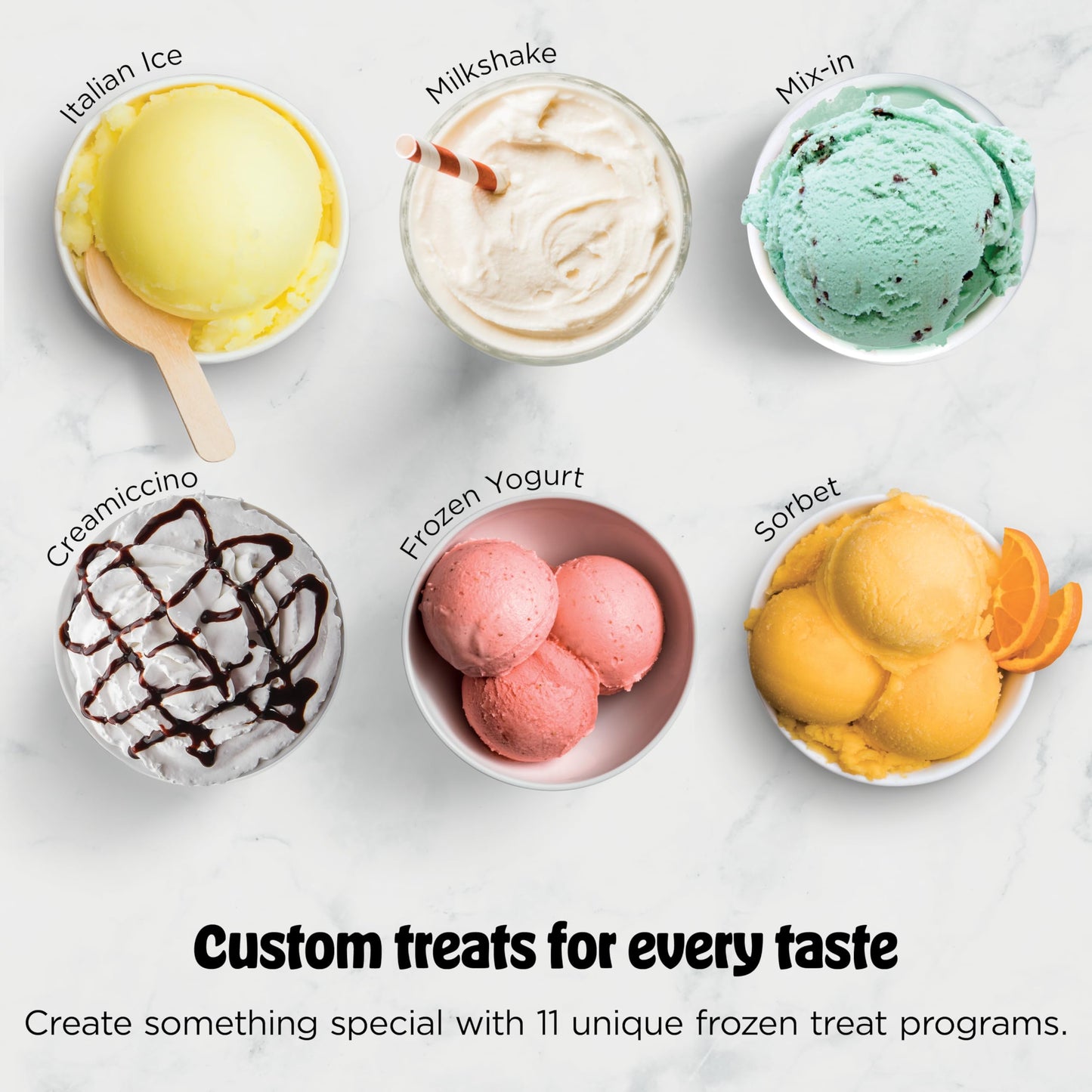 Ninja CREAMi Deluxe Ice Cream Maker | 11-in-1 Create Frozen Desserts, Sorbet, Milkshakes, Yogurt & More | Includes 2 Dishwasher Safe XL 24 Oz. Tubs with storage lids | Silver | NC501