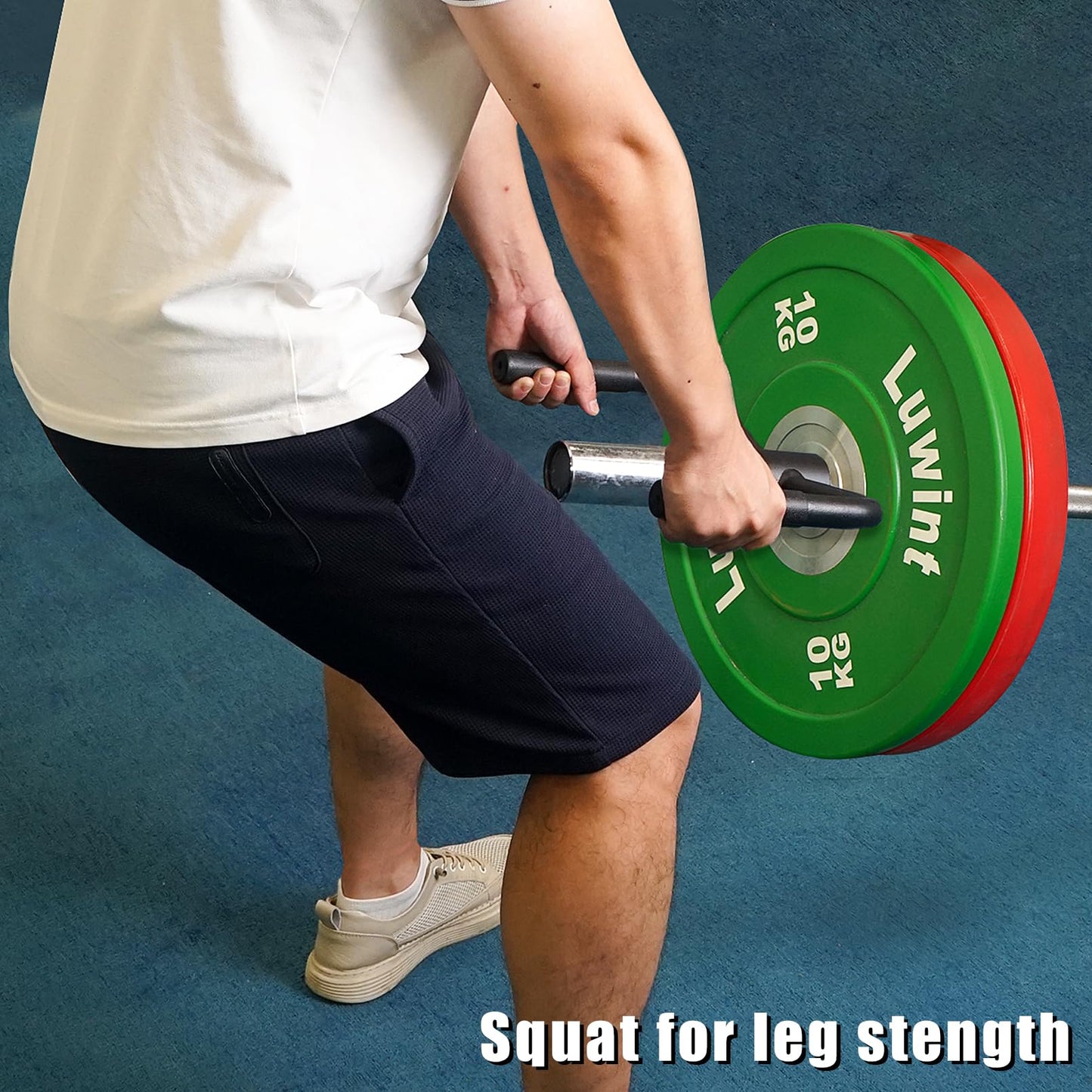 Luwint Landmine Handle Barbell Row Attachment, Solid Steel Home Gym Equipment for Squat, V Bar, T-Bar Row, Viking Press