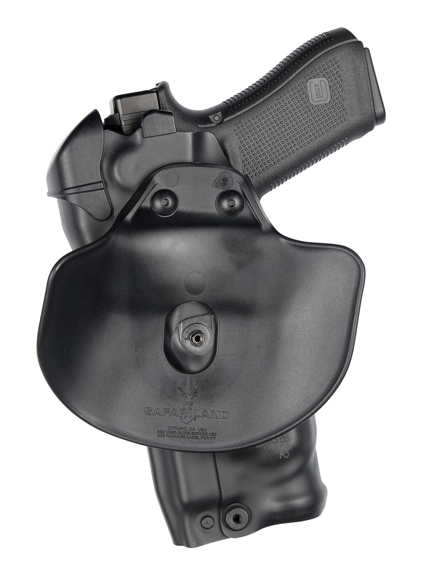 Safariland 6378RDS Automated Locking System Duty Holster, Red Dot Sight Compatible, STX Tactical Black, Right Hand, Fits: S&W M&P 5IN Surefire X300U