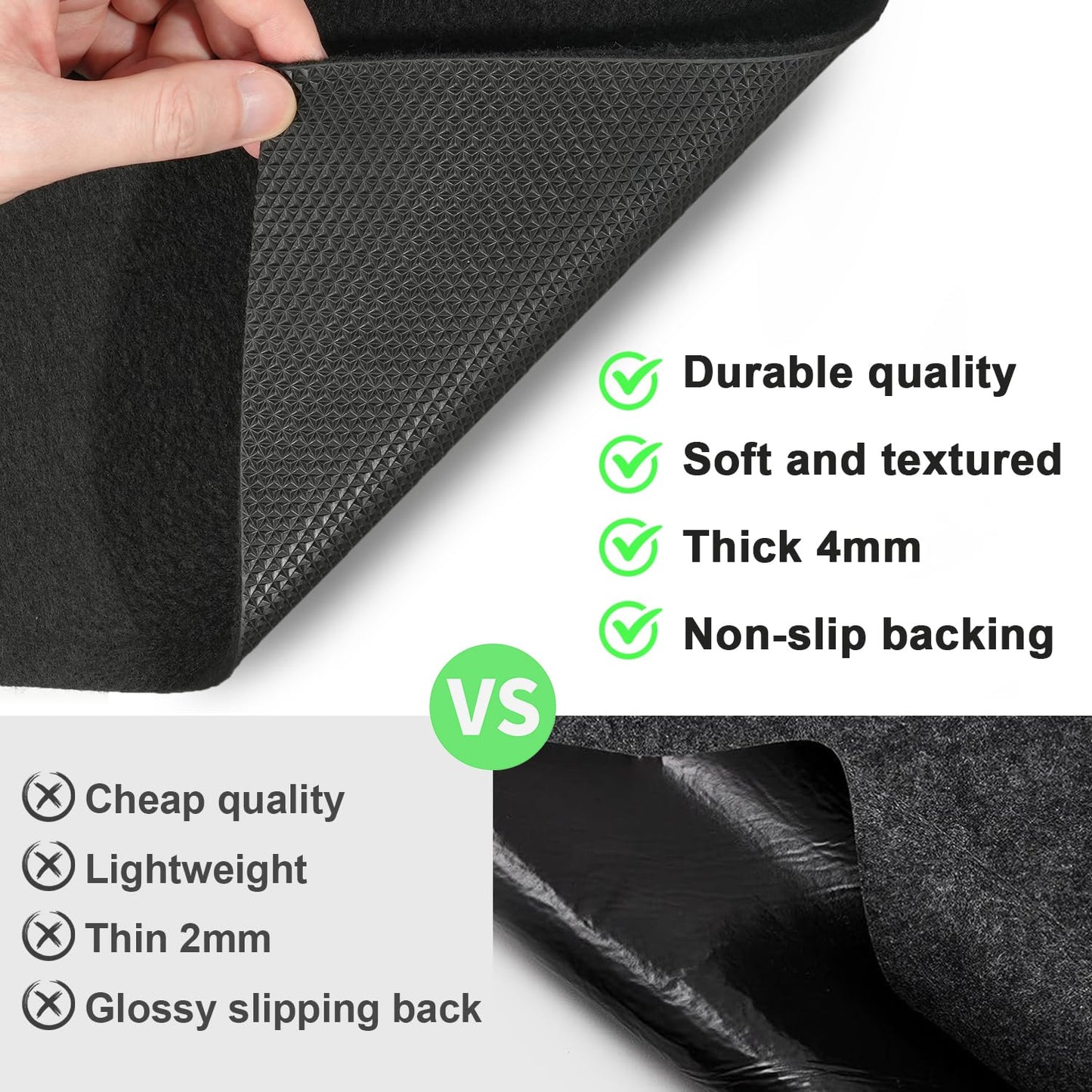 Heavy-Duty Garage Floor Mat 17' x 7'4" - Waterproof Garage Flooring for Cars & SUVs, Durable Garage Mats for Floor, Oil Spill Resistant Garage Pad, Under Car Mat, Garage Rug for Floor, Oil Change Mats