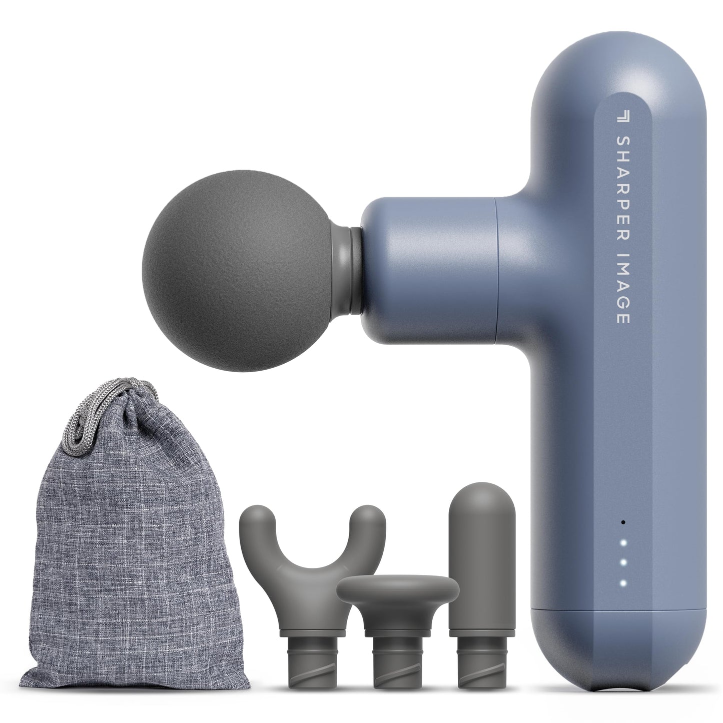 Sharper Image Powerboost Move Aero [New 2026 Version] Mini Deep Tissue Percussion Massage Gun| Muscle Recovery & Pain Relief Massage Tool| Full Body Back & Shoulder Massager| Travel Gift for Men Women