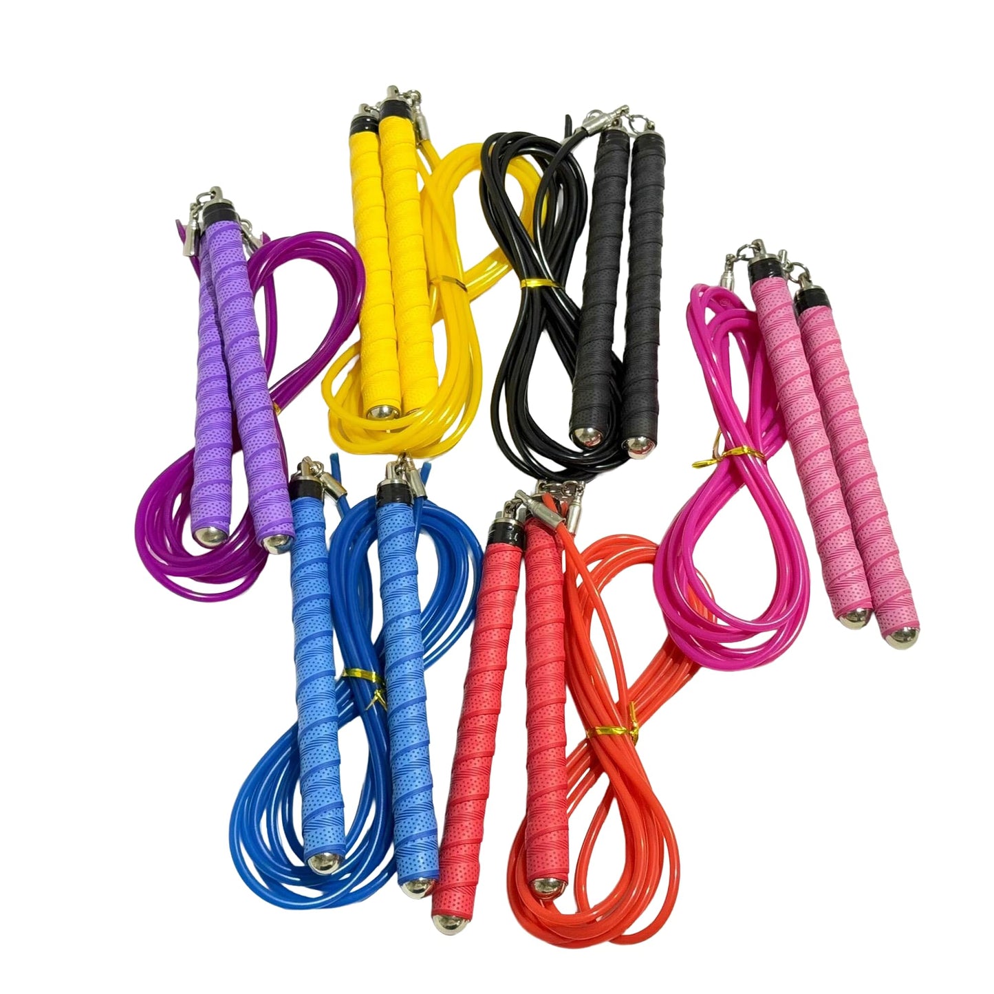 Buddy Lee Ninja Warrior Jump Rope – Adjustable Speed Rope for Fitness, HIIT, CrossFit & Boxing – Tangle-Free with Precision Ball Bearings – Durable, Lightweight & Ergonomic Handles (Yellow)