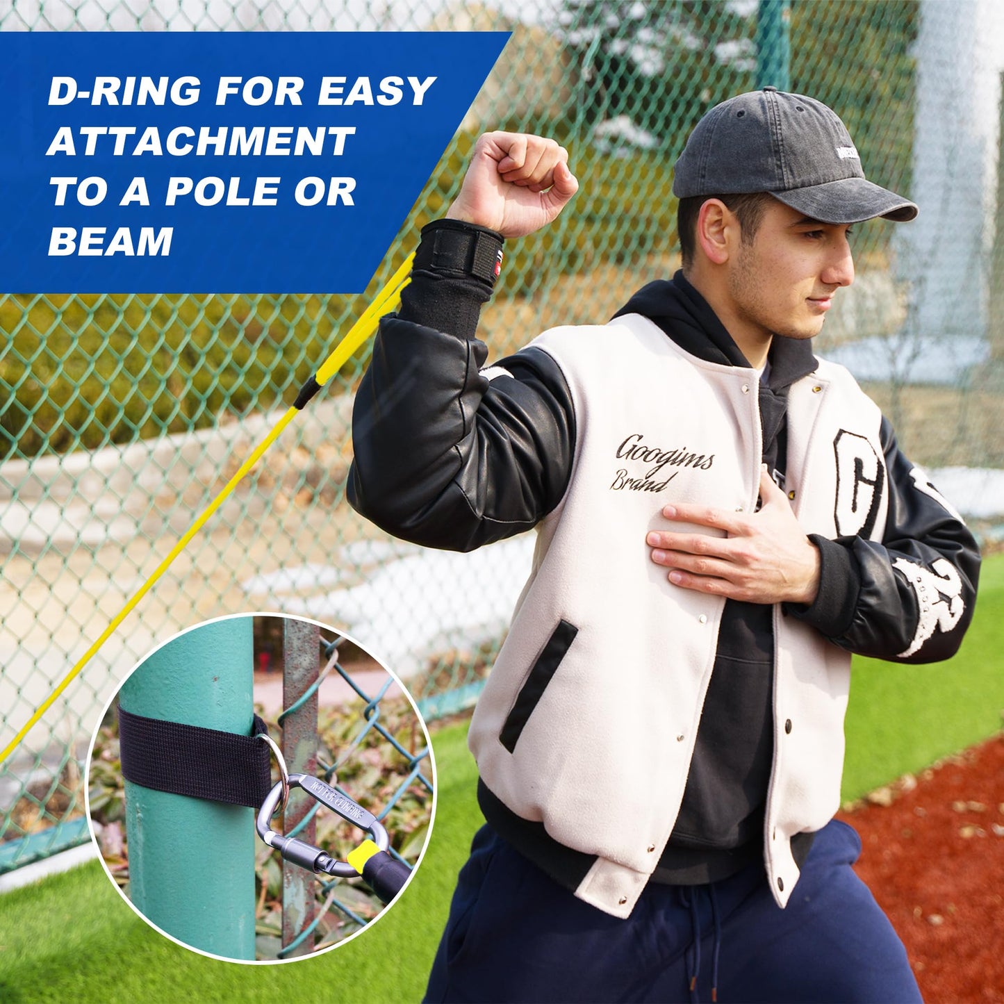 SunNordik Resistance Bands for Pitchers, Baseball & Softball Training Equipment for Improving Arm Strength & Pitching Training, Baseball Pitching Bands for All Skill Levels